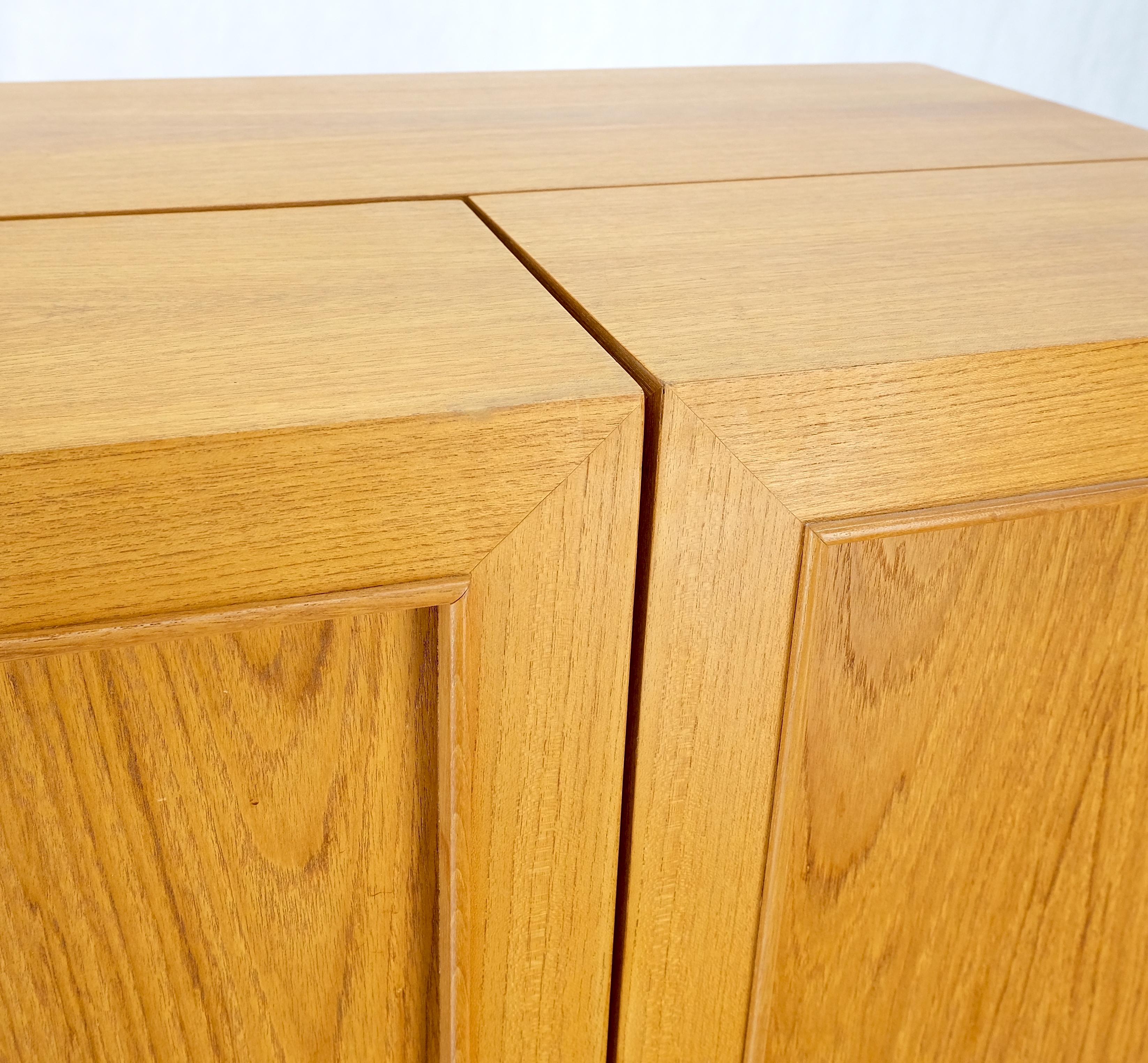 Danish Mid-Century Modern Teak Box Wooton Desk Table File Cabinet Organizer Mint For Sale 3