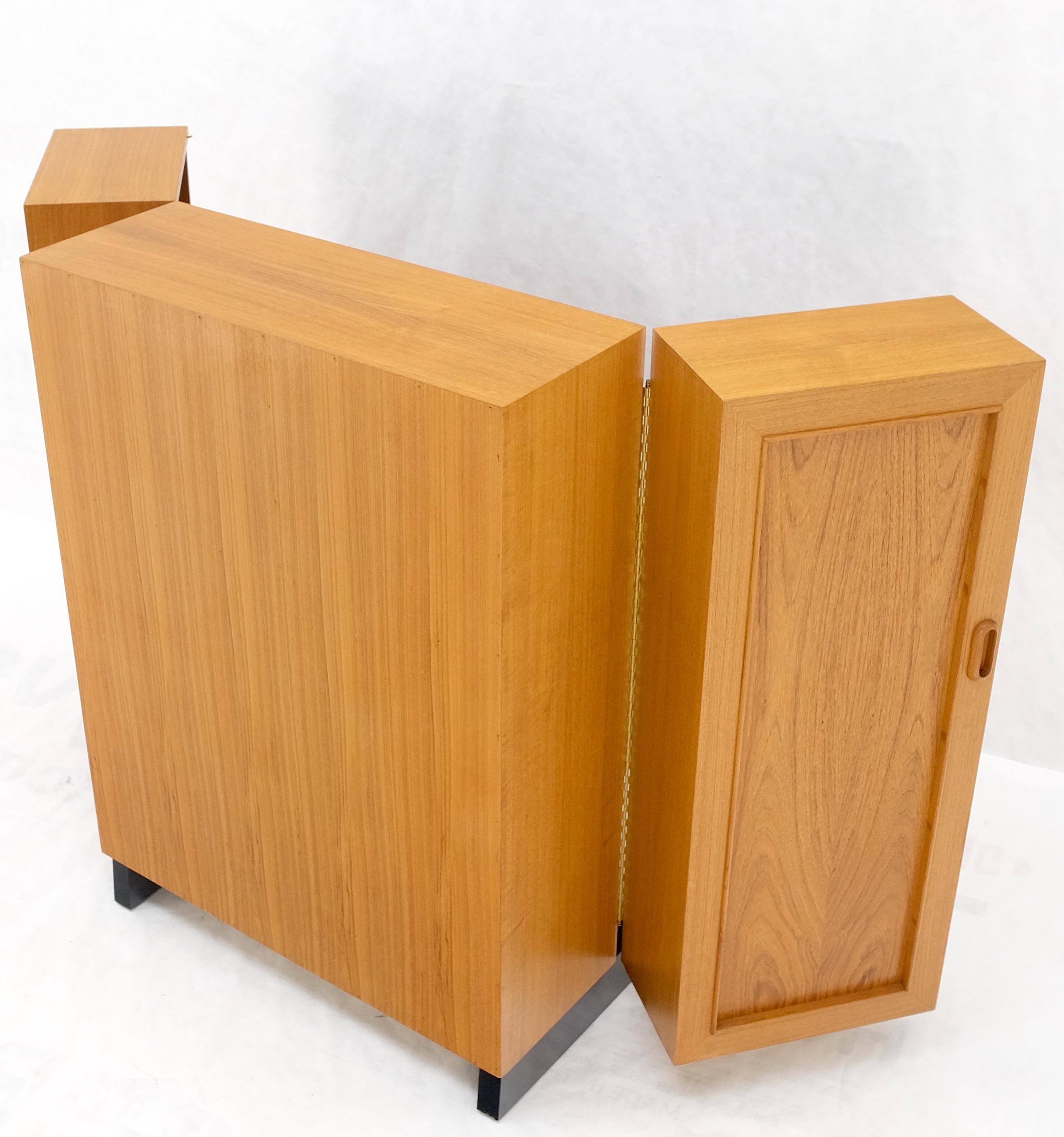 Danish Mid-Century Modern Teak Box Wooton Desk Table File Cabinet Organizer Mint For Sale 6