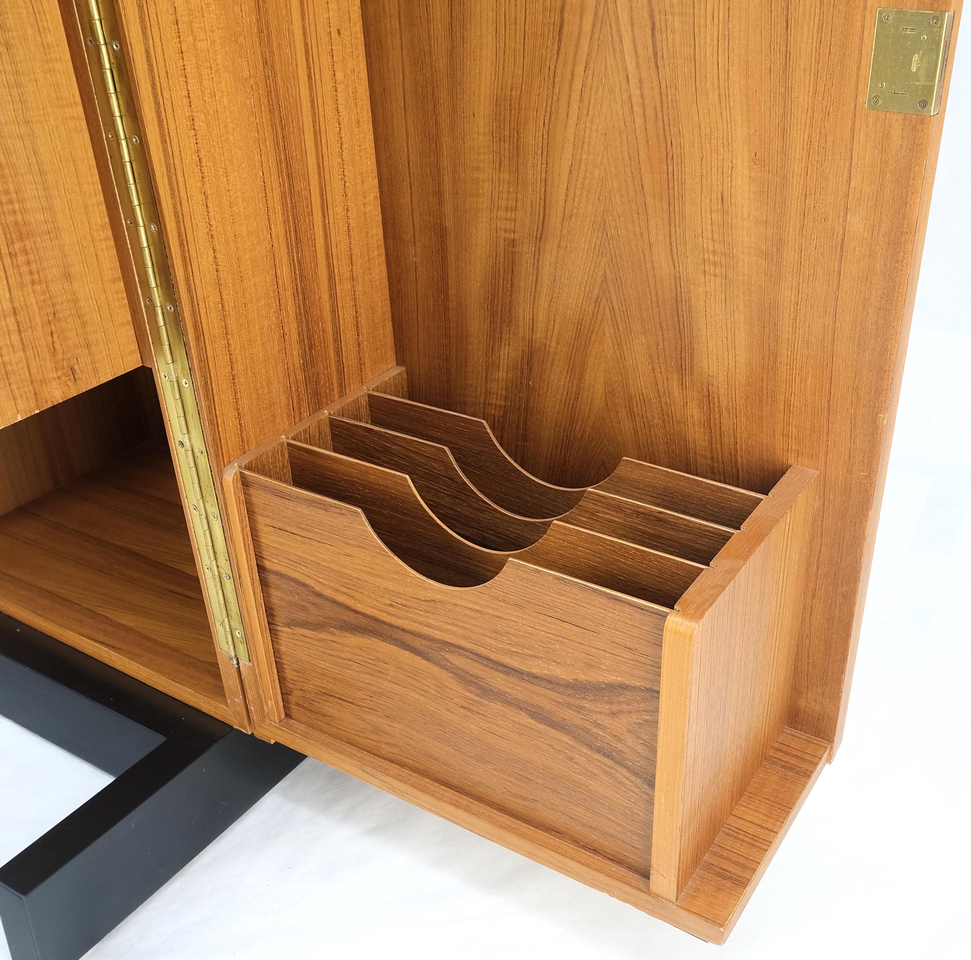 American Danish Mid-Century Modern Teak Box Wooton Desk Table File Cabinet Organizer Mint For Sale