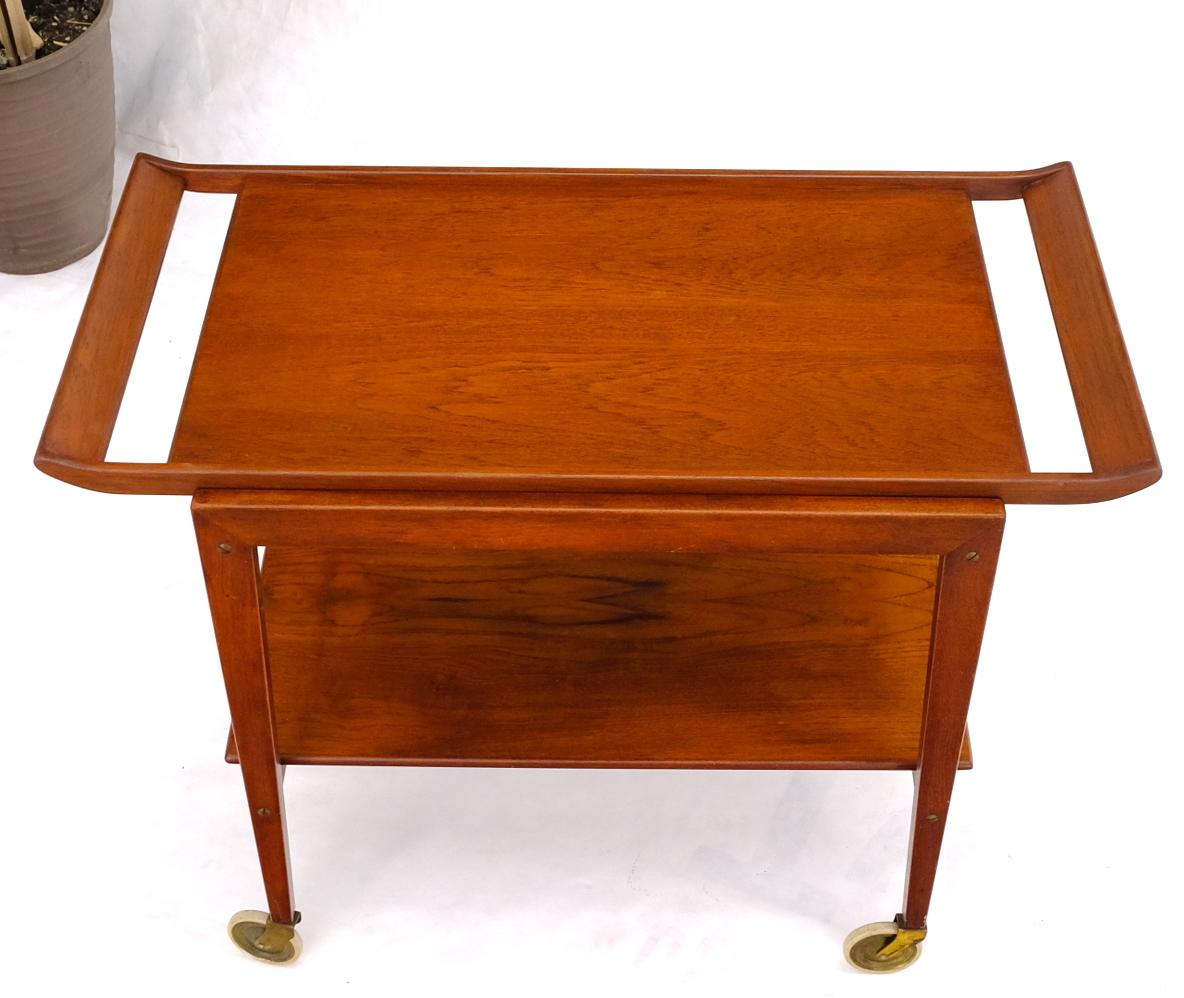 mid century bar cart