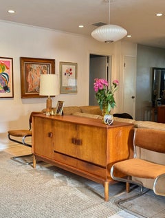Danish mid century modern teak cocktail sideboard by Wrighton, circa 1960s