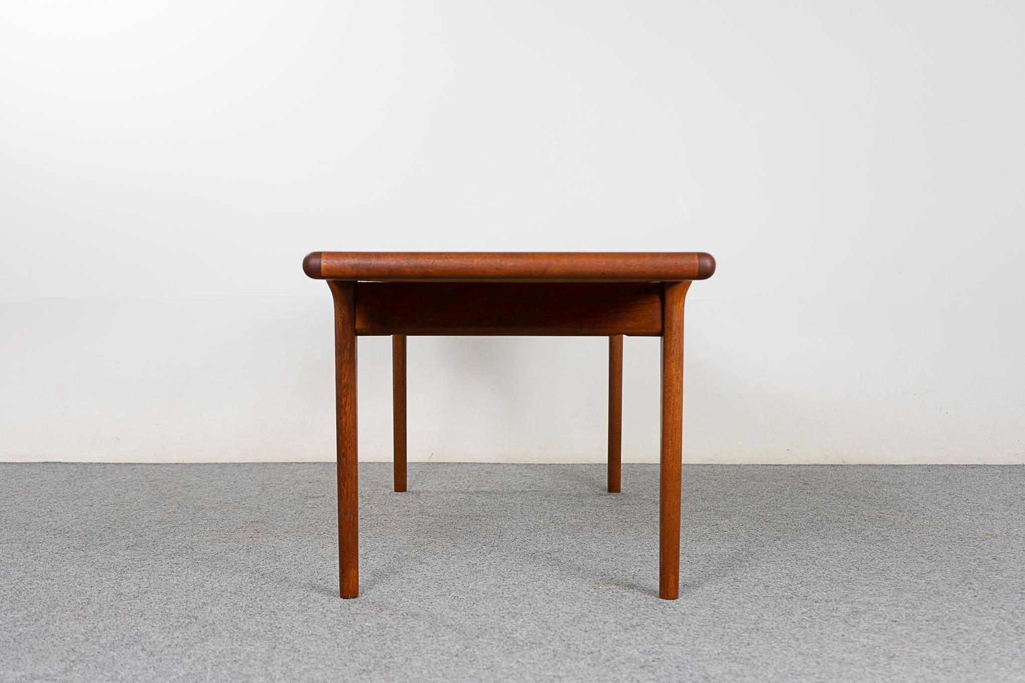 Danish Mid-Century Modern Teak Coffee Table by Niels Moller 2