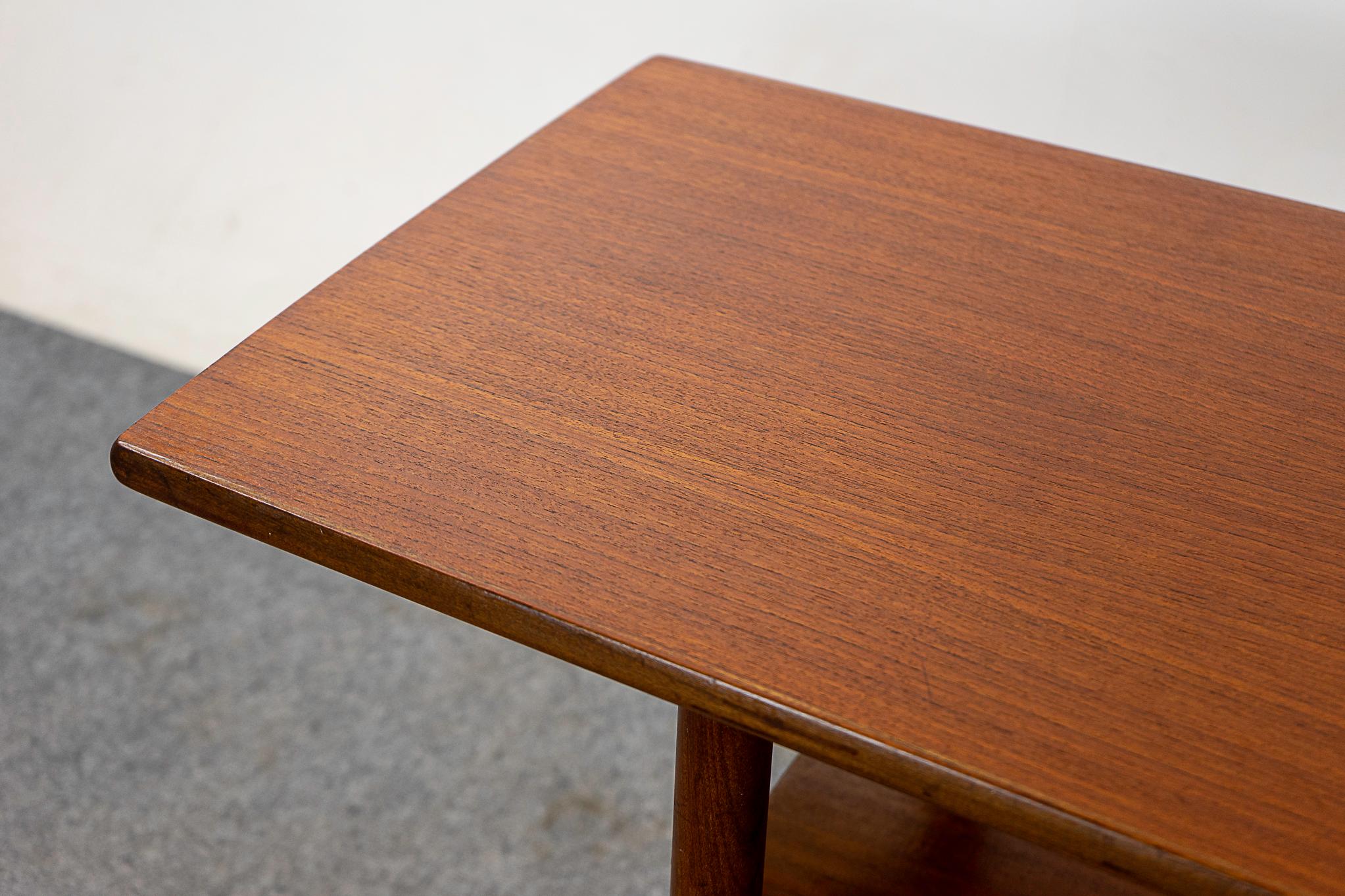 Danish MidCentury Modern Teak Coffee Table For Sale at 1stDibs