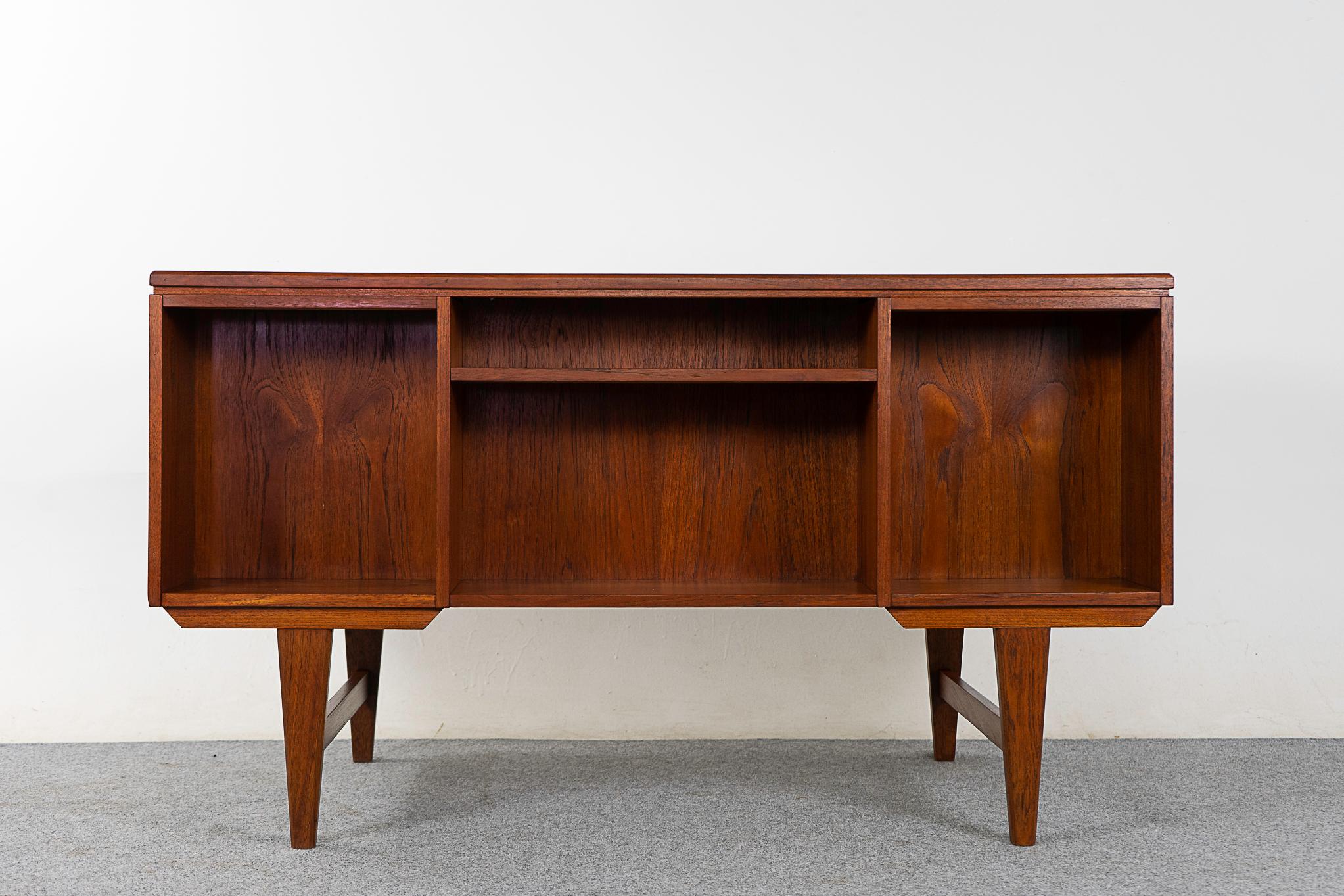 Danish Mid-Century Modern Teak Danish Writing Desk 4