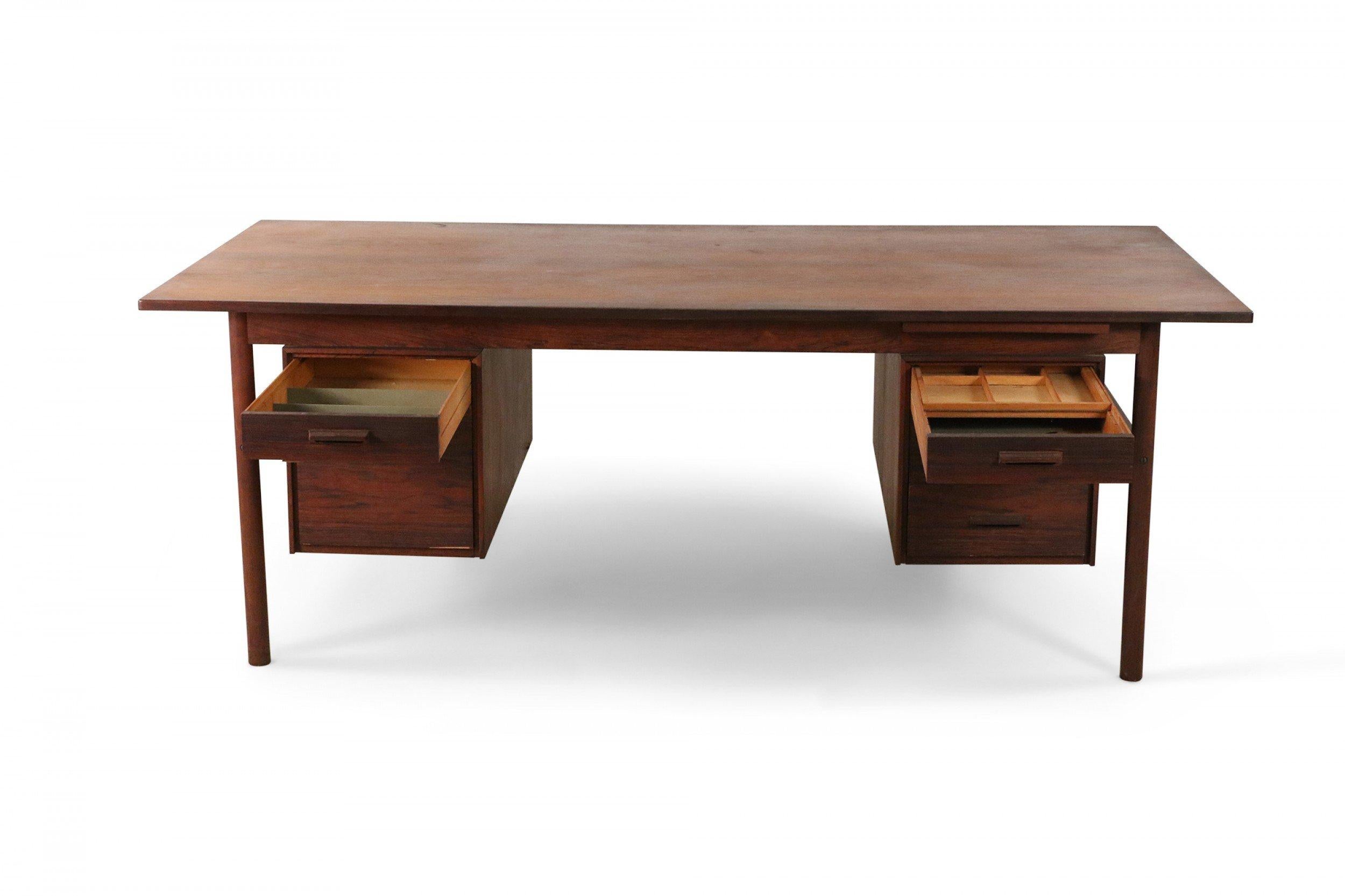 Danish Mid-Century Modern Teak Desk 1