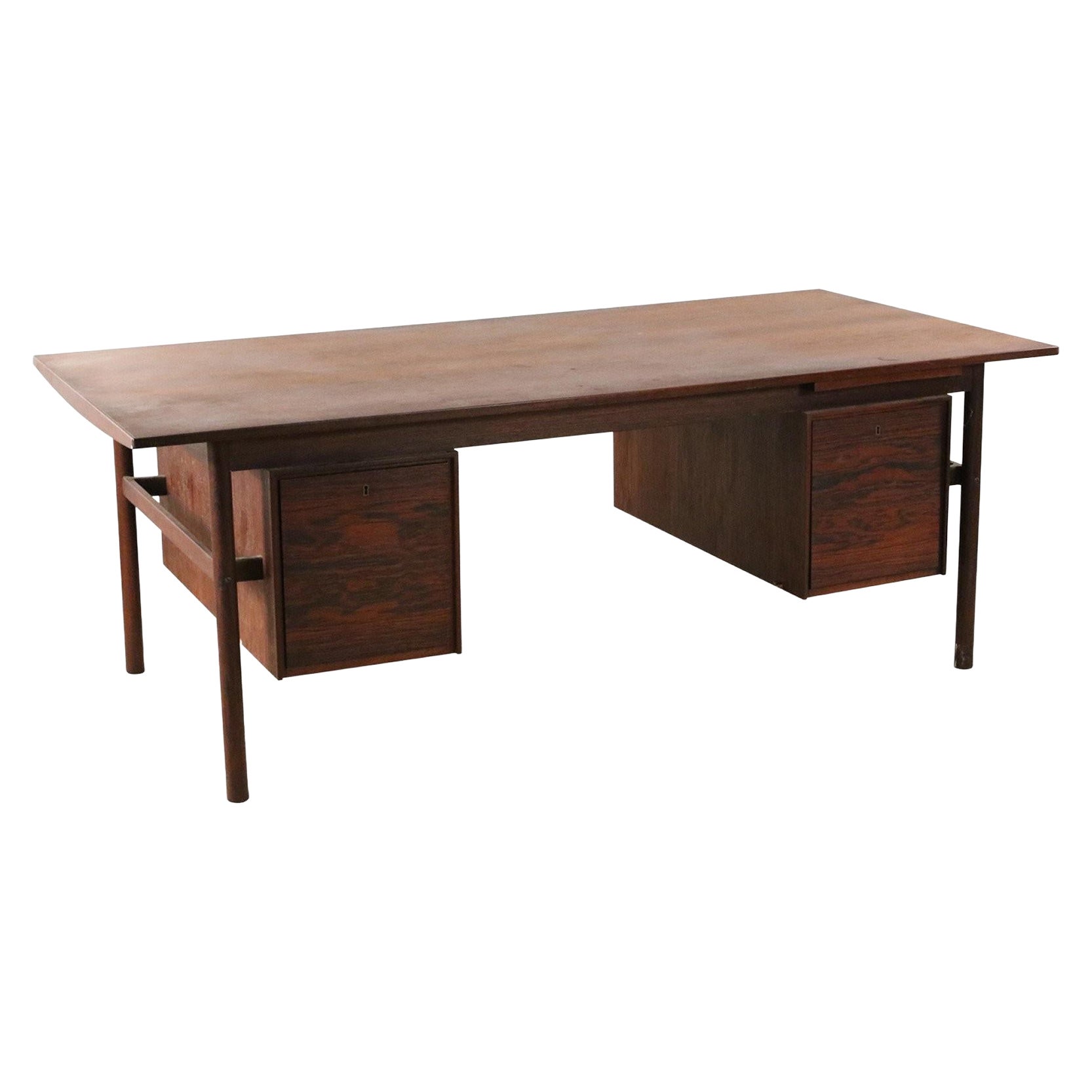 Danish Mid-Century Modern Teak Desk en vente