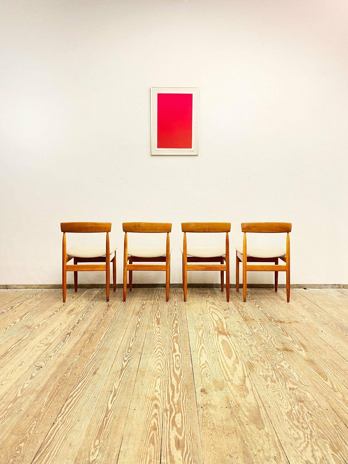 Danish Mid-Century Modern Teak Dining Chairs by Farsö Stolefabrik, Set of 4 In Good Condition In München, Bavaria
