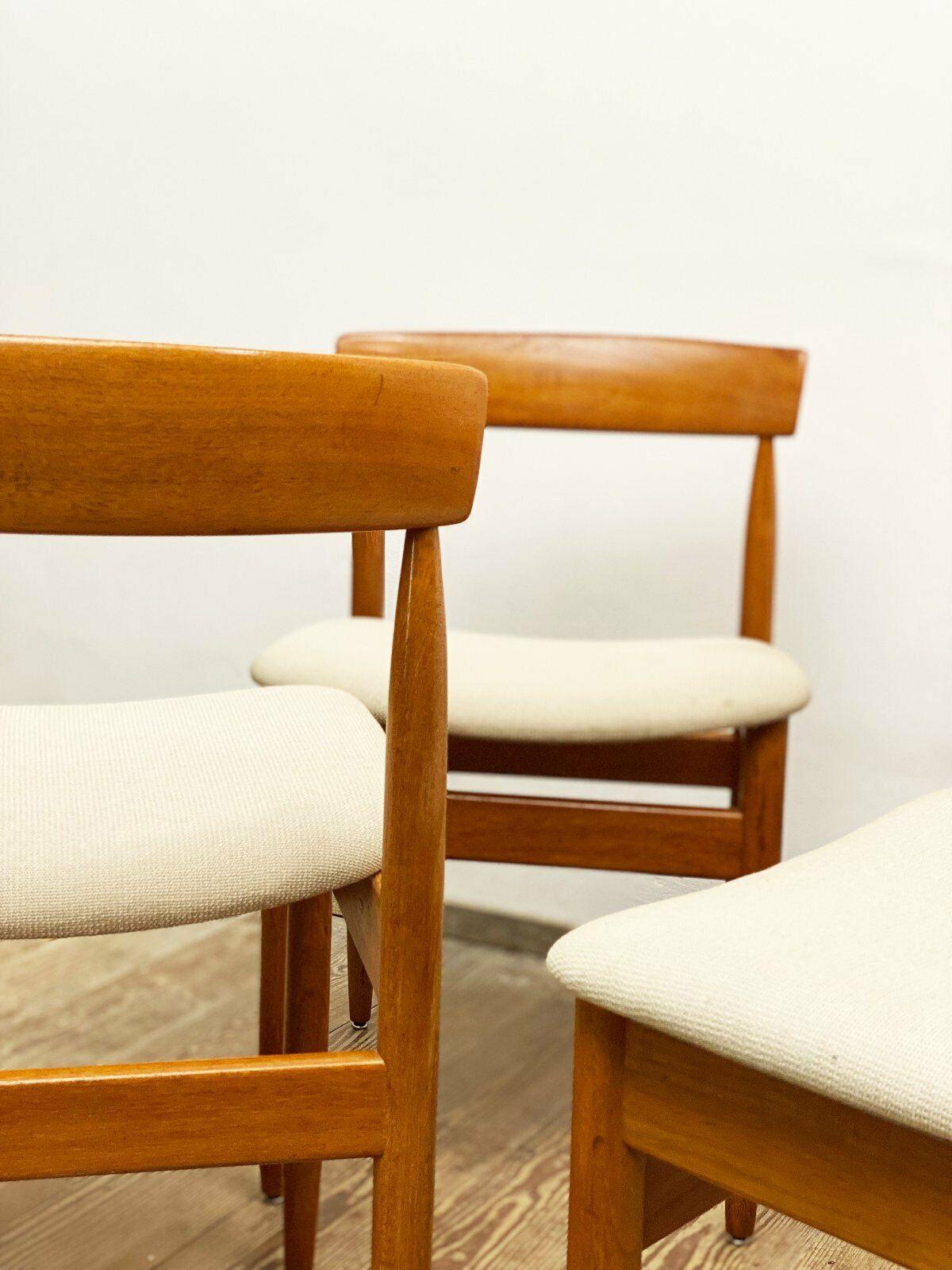 Danish Mid-Century Modern Teak Dining Chairs by Farsö Stolefabrik, Set of 4 2