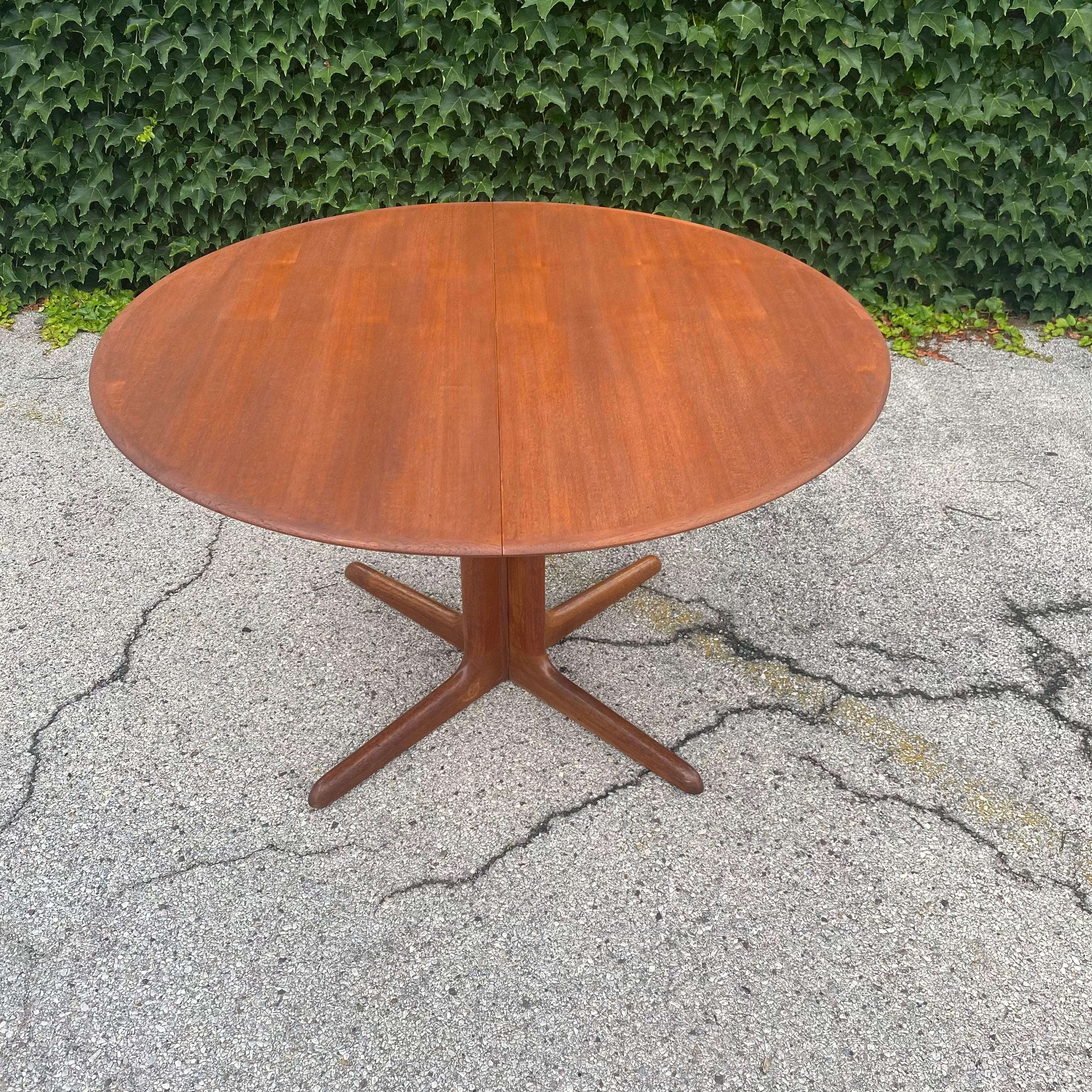 vintage teak dining table and chairs