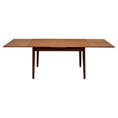 DANISH Mid Century Modern Teak DINING TABLE, Hidden Leaves, c. 1960’s