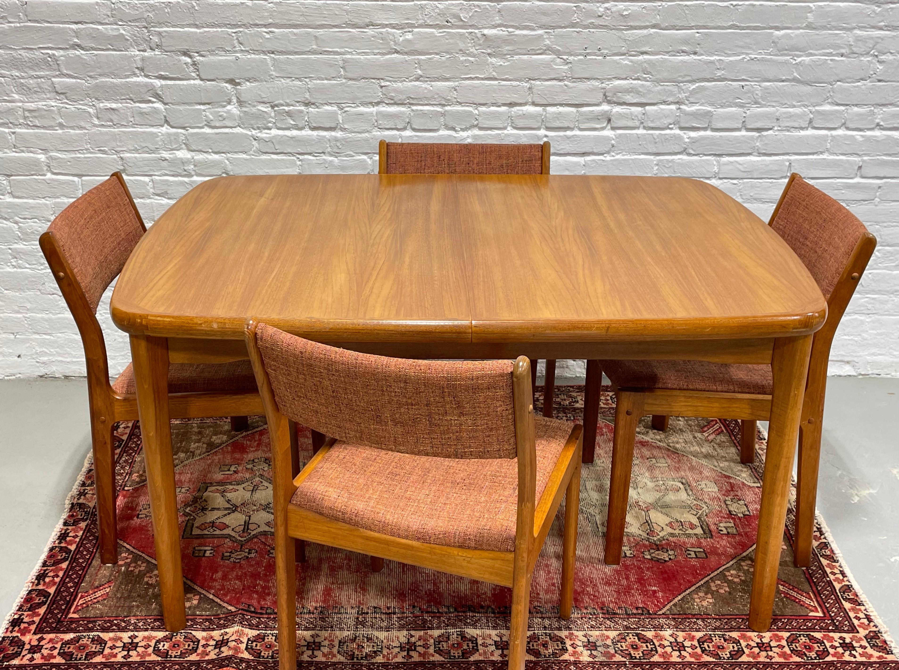 DANISH Mid Century MODERN Teak DINING Table, Made in Denmark, c. 1960's 7