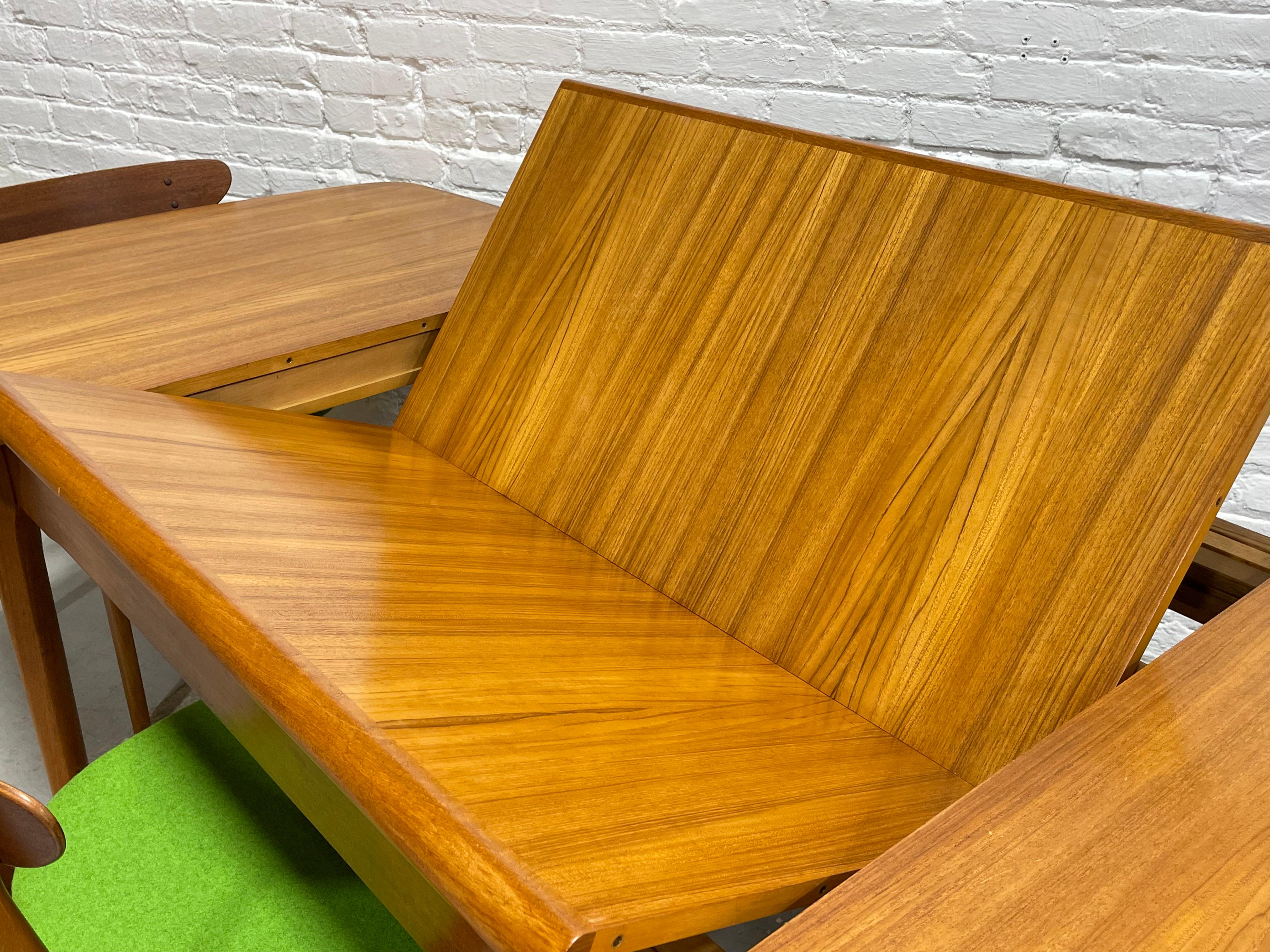 Mid-20th Century DANISH Mid Century MODERN Teak DINING Table, Made in Denmark, c. 1960's