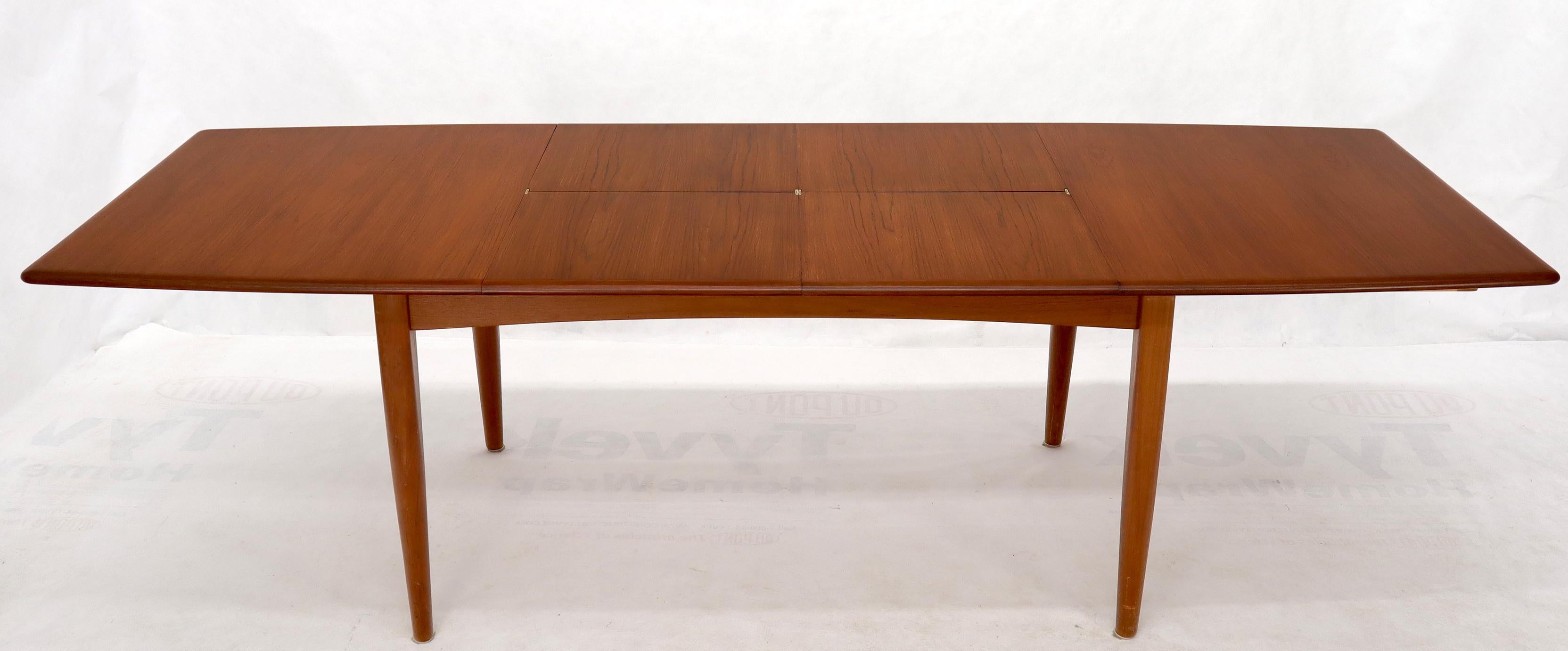mid century table with leaf