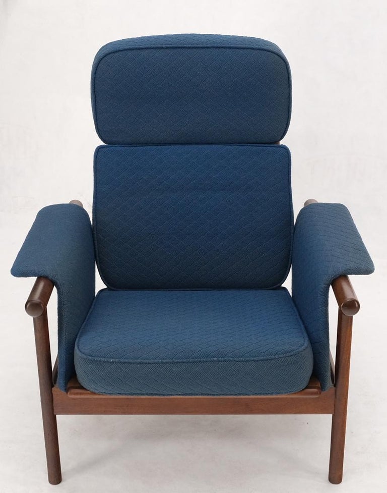 Danish Mid Century Modern Teak Dowels Design Lounge Chair by Selig For ...