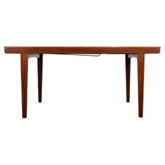 Retro Danish Mid-Century Modern Extendable Teak Dining Table