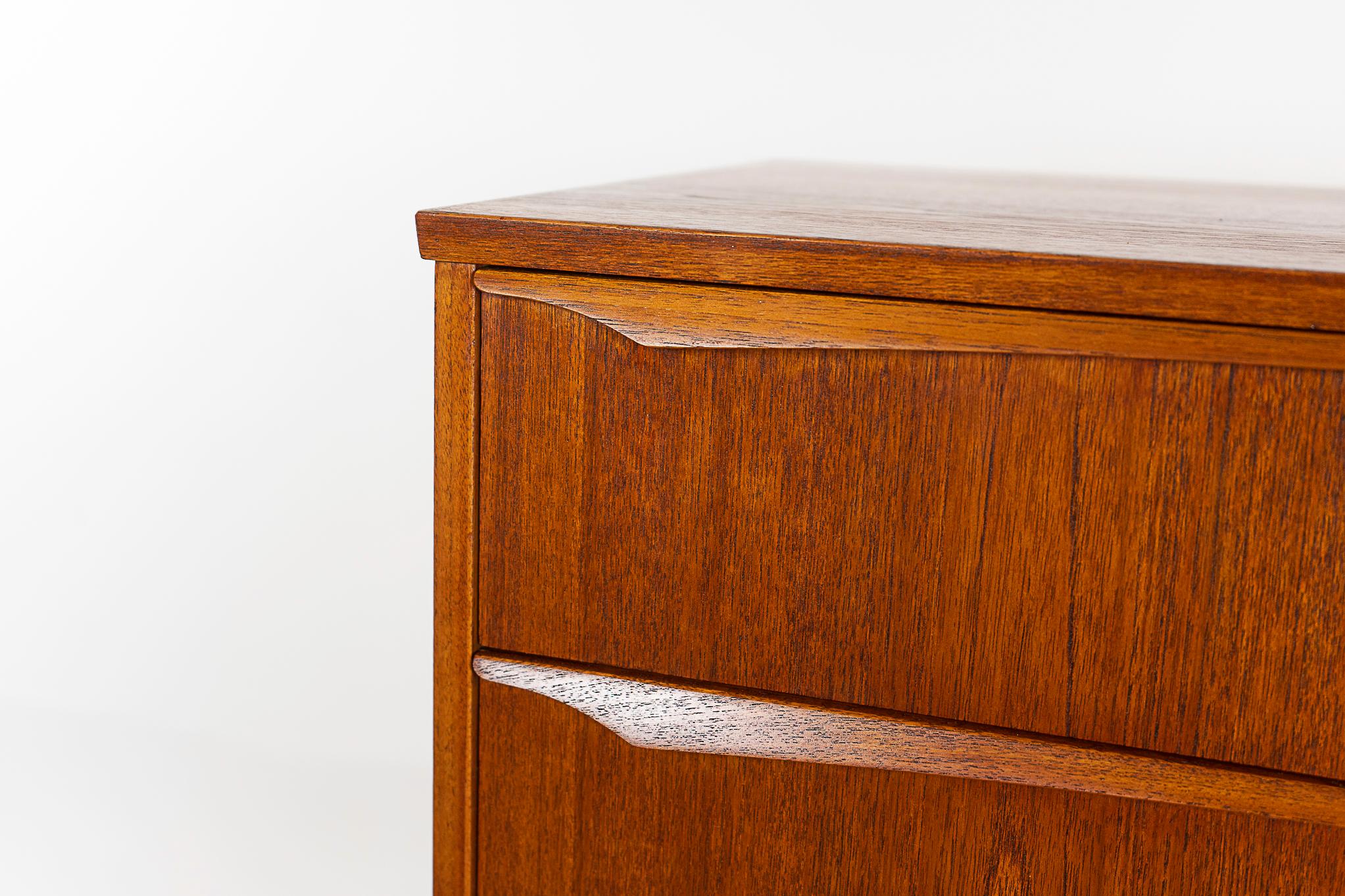 Scandinavian Modern Danish Mid-Century Modern Teak Dresser  For Sale