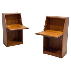 IGHTSTANDS DANOis en teck mi-siècle moderne par Nordisk Andels-Eksport
