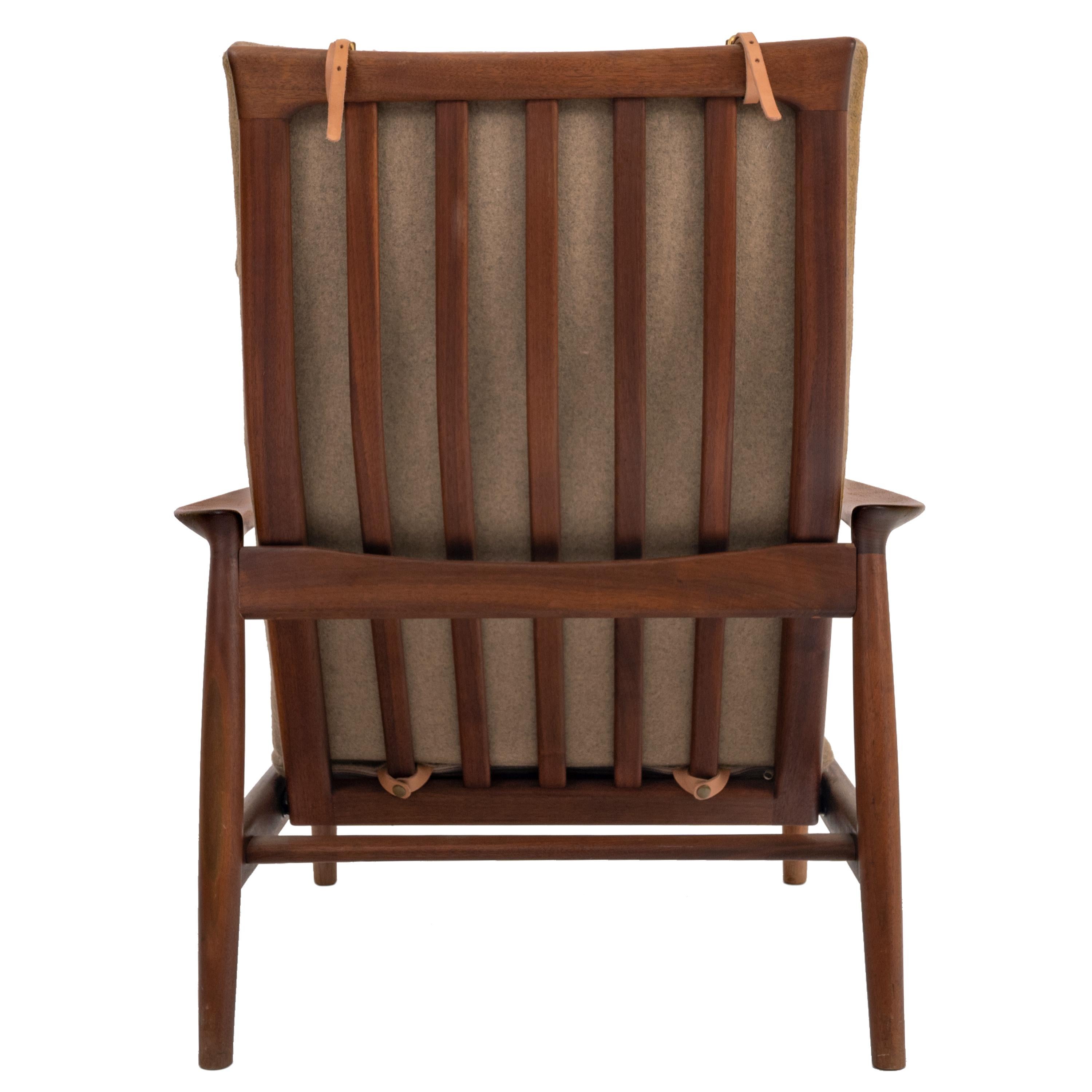 Danish Mid Century Modern Teak Easy Armchair Arne Vodder for France & Son 1960 For Sale 5