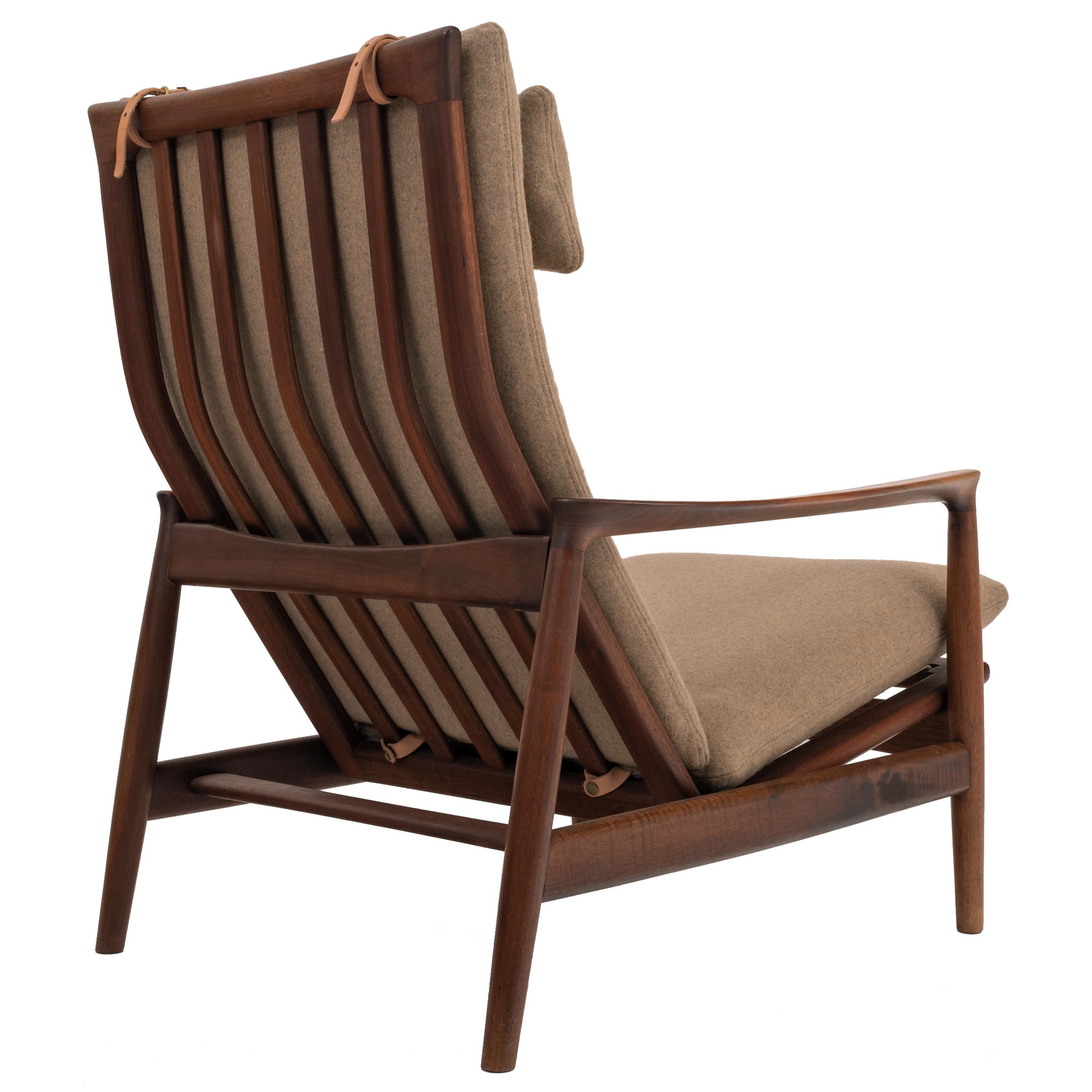 Danish Mid Century Modern Teak Easy Armchair Arne Vodder for France & Son 1960 For Sale 6