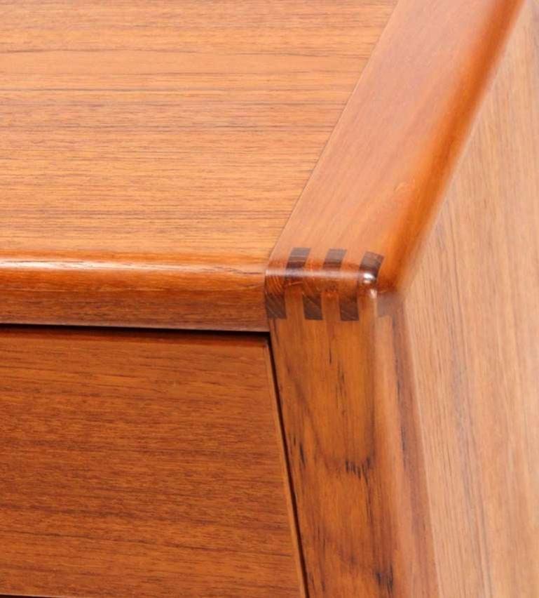 Mid-Century Modern Danish Mid Century Modern Teak Eight Drawer Dresser Credenza Cabinet MINT! For Sale