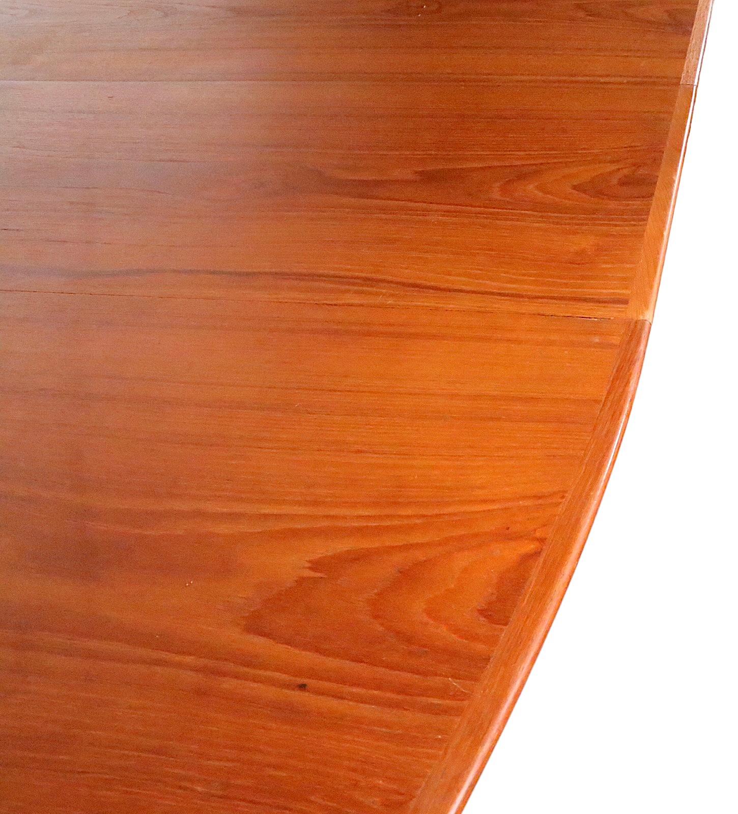 Danish Mid Century Modern Teak Extension  Dining Table by H W Klein  c 1950's For Sale 3
