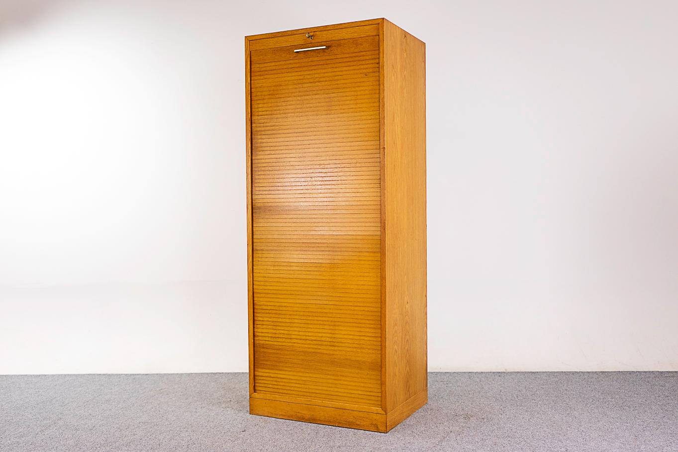 Danish Mid-Century Modern Teak File Cabinet For Sale 2