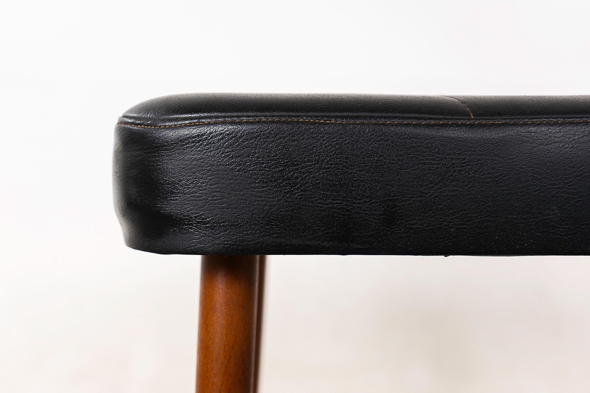 Mid-20th Century Danish Mid-Century Modern Teak Footstool For Sale