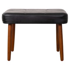 Dänischer Mid-Century Modern-Fußhocker aus Teakholz