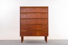 Danish Mid-Century Modern Teak Highboy Dresser