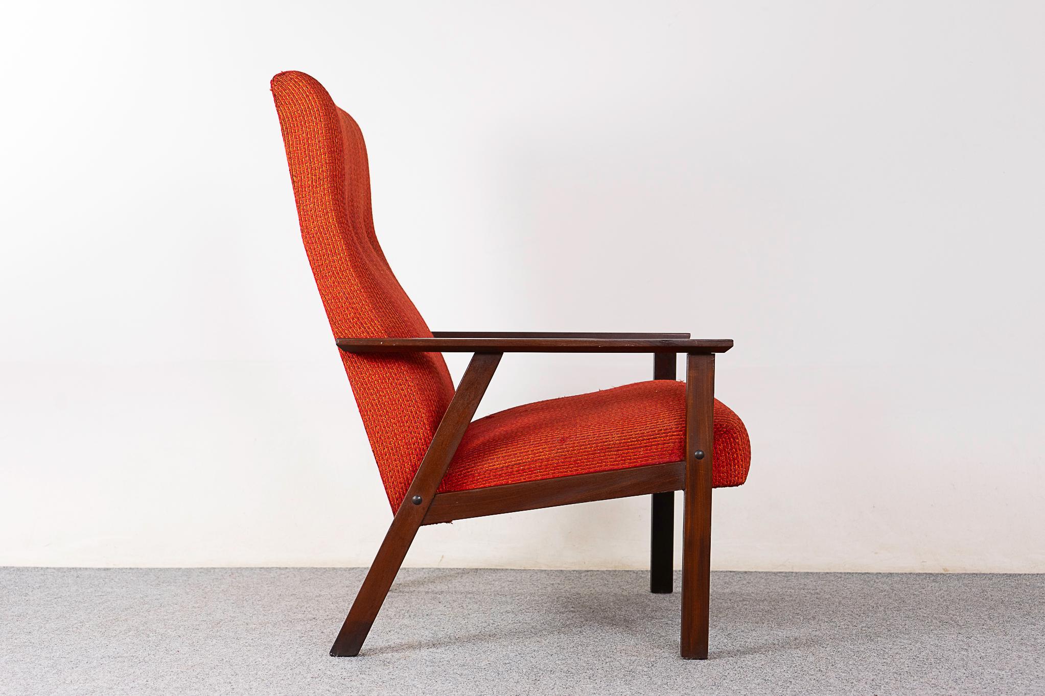 Danish Mid-Century Modern Teak Lounge Chair For Sale 3