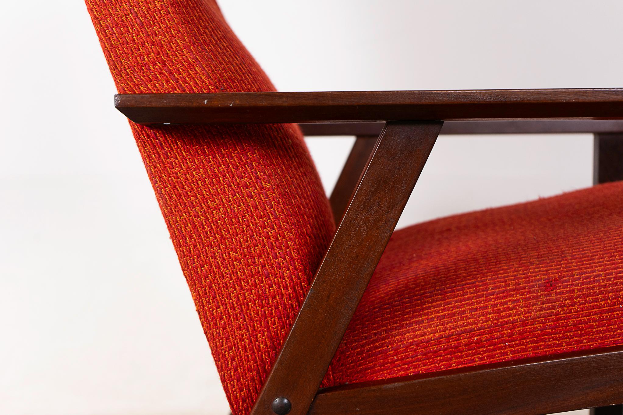 Danish Mid-Century Modern Teak Lounge Chair For Sale 4
