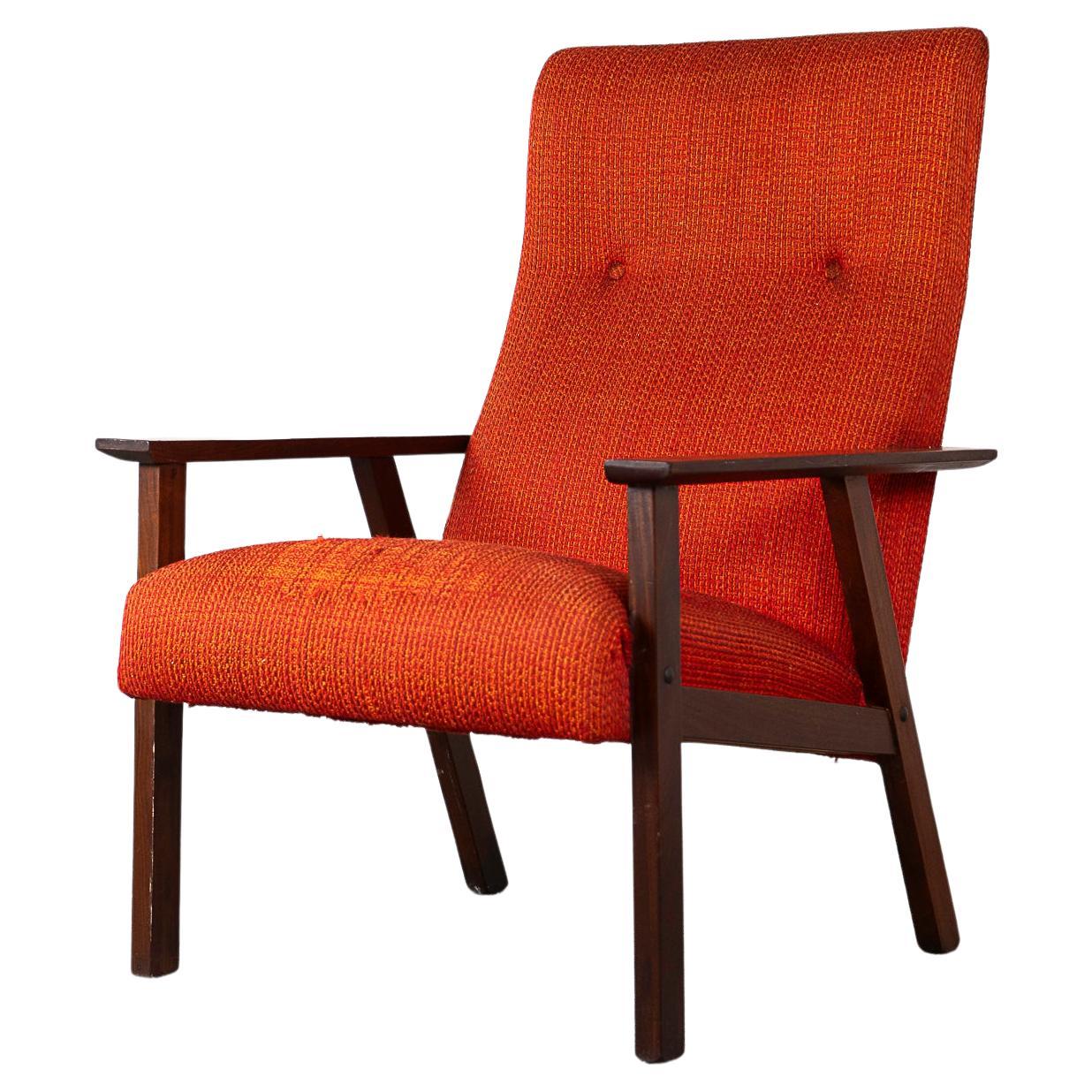 Danish Mid-Century Modern Teak Lounge Chair For Sale
