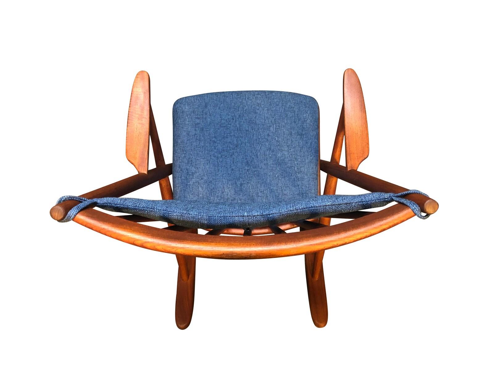 Danish Mid-Century Modern Teak Rocking Chair by Frank Reenskaug for Bramin In Good Condition In San Marcos, CA