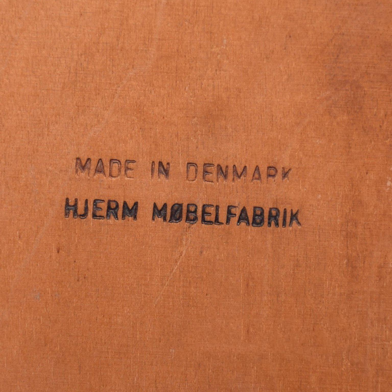 Danish Mid-Century Modern Teak Secretary Desk / Vanity HJERM Mobelfabrik 1