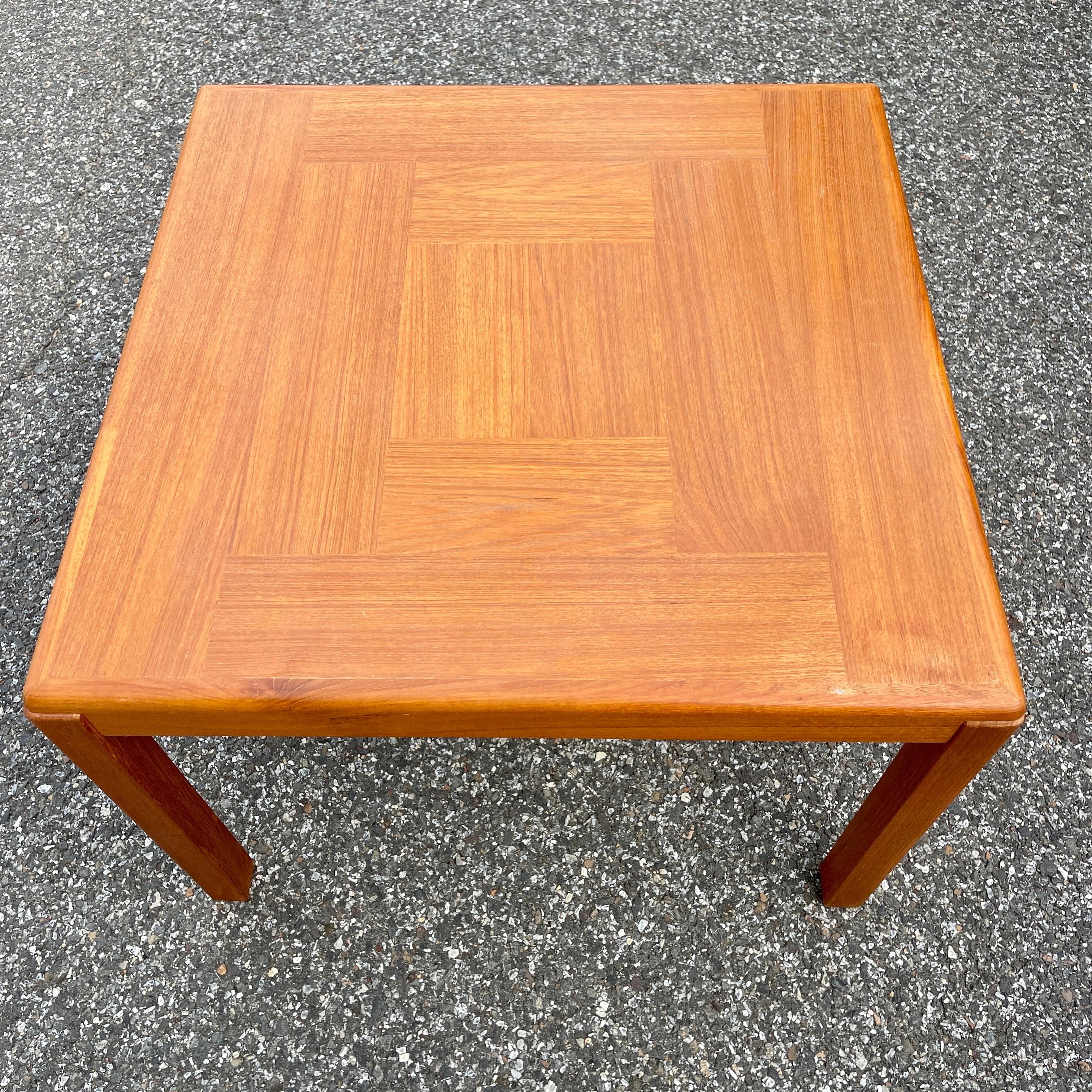 Danish Mid-Century Modern Teak Side Table by Vejle Stole og Mobelfabrik For Sale 4