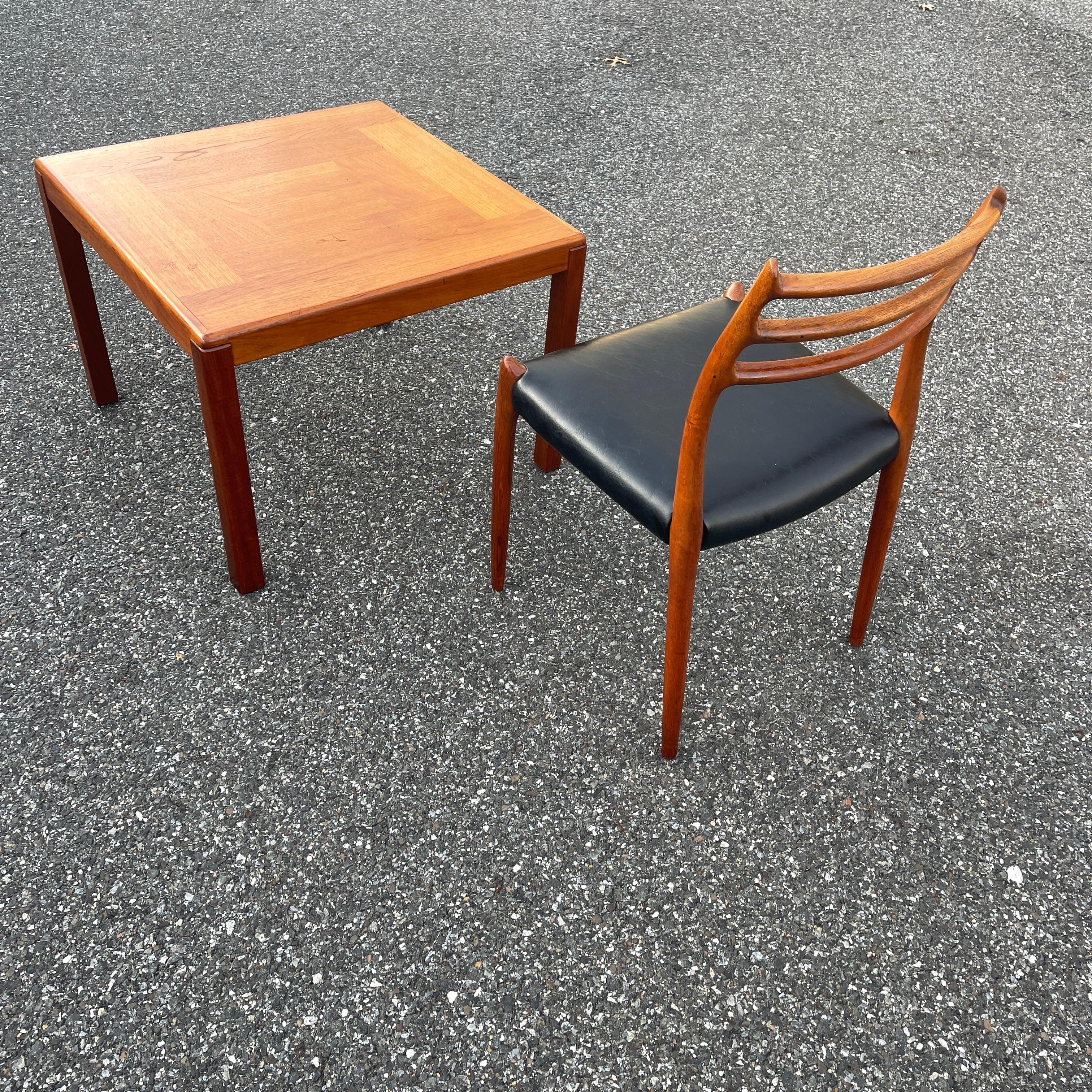 Danish Mid-Century Modern Teak Side Table by Vejle Stole og Mobelfabrik 4