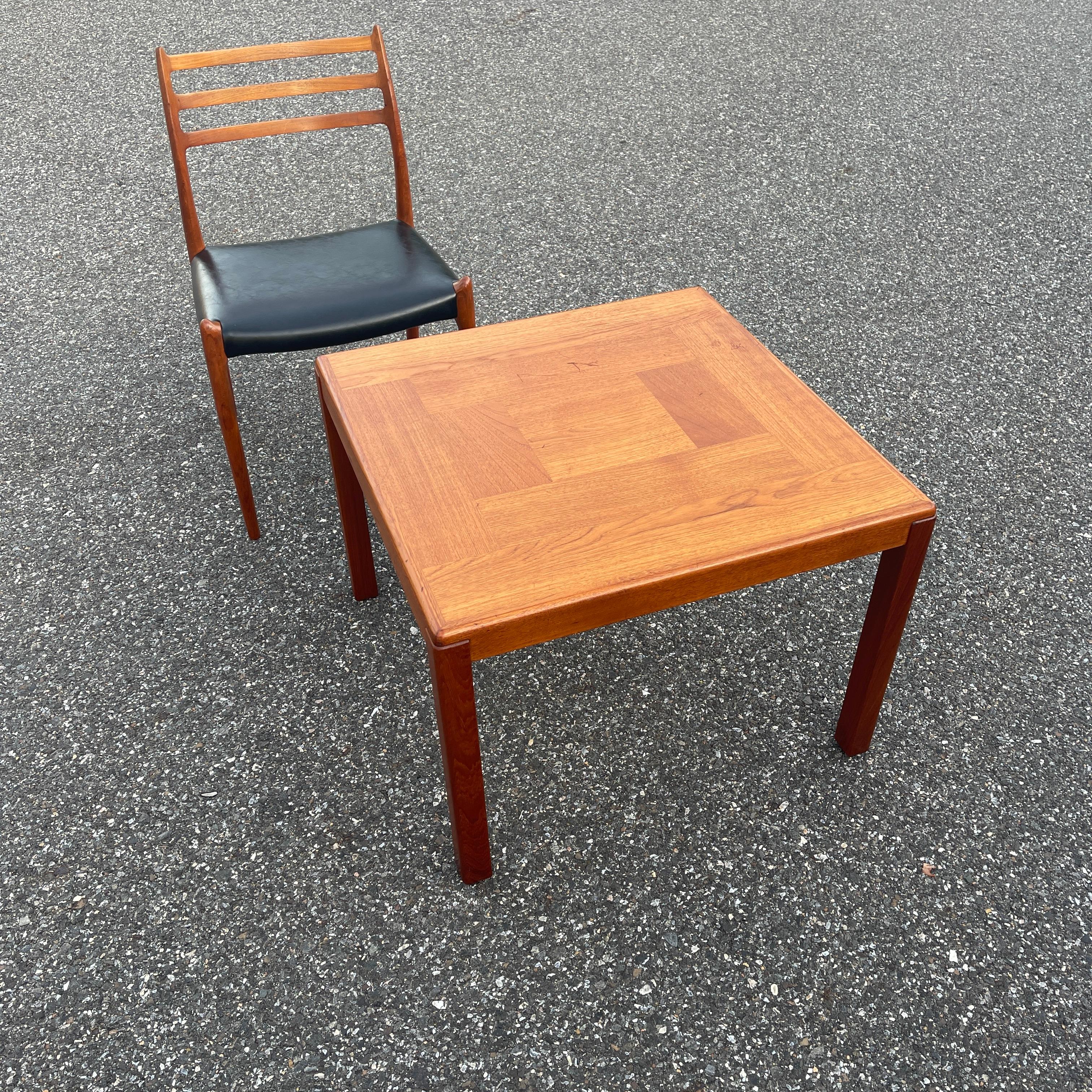 Danish Mid-Century Modern Teak Side Table by Vejle Stole og Mobelfabrik 5