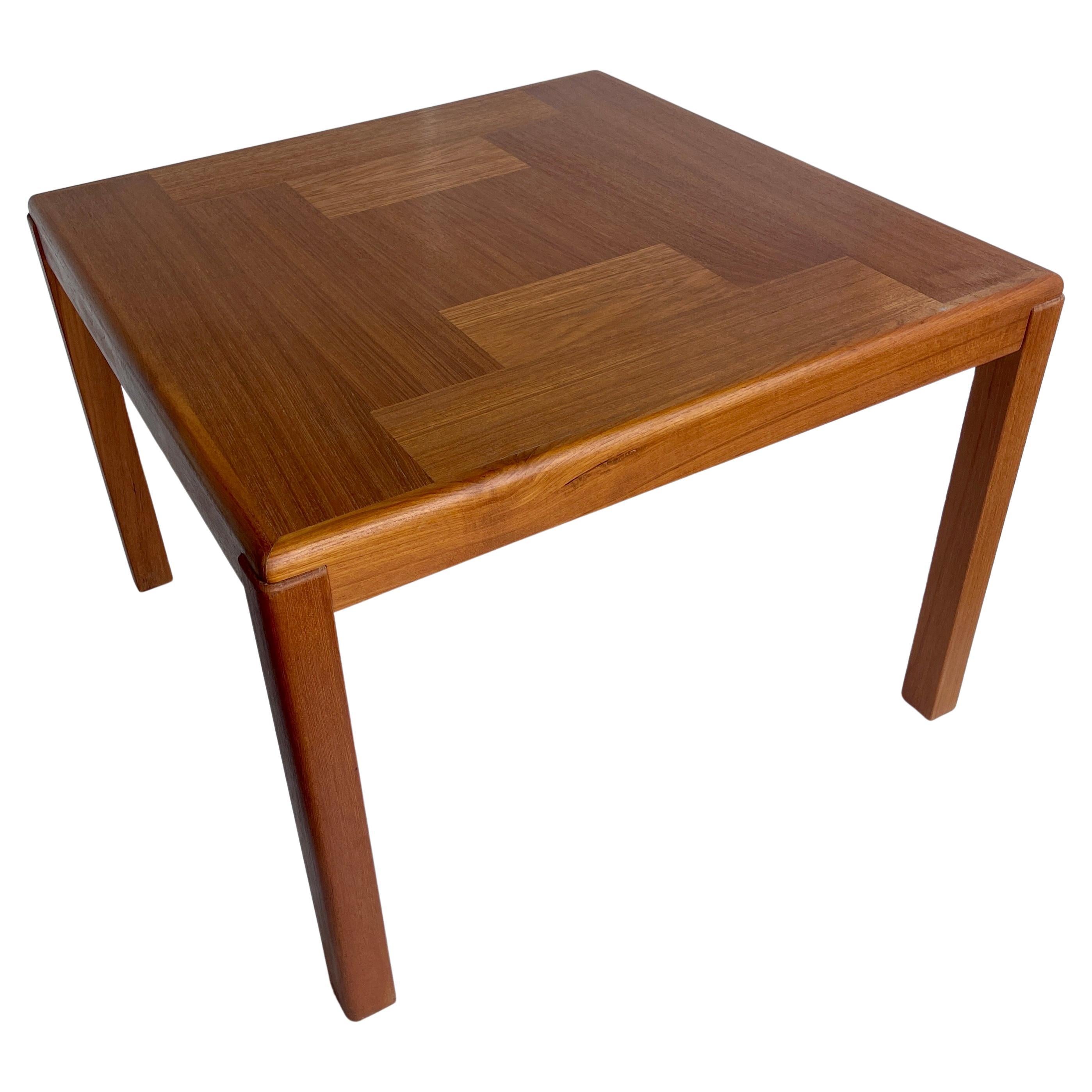 Scandinavian Modern Danish Mid-Century Modern Teak Side Table by Vejle Stole og Mobelfabrik For Sale