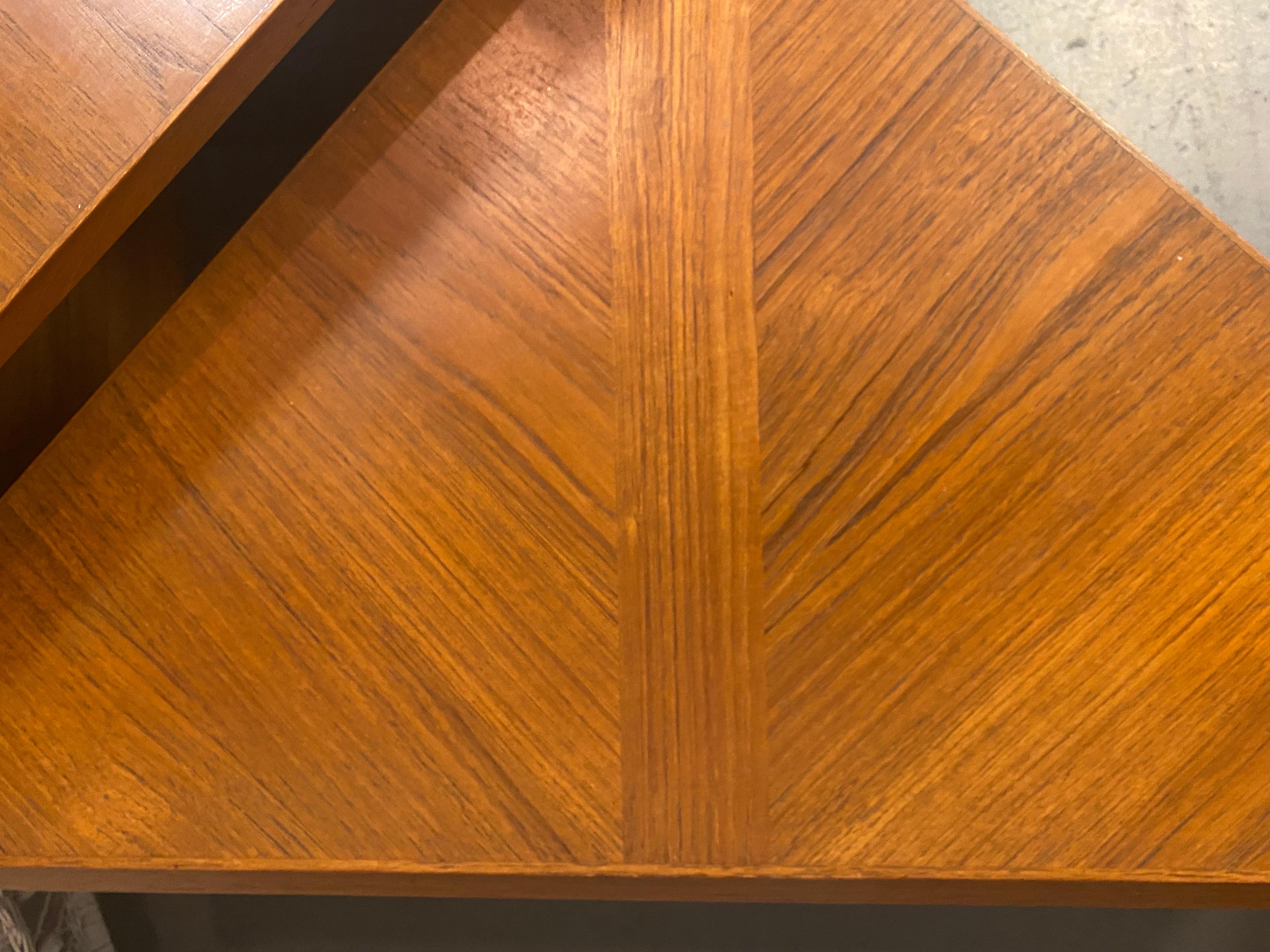Danish Mid-Century Modern Teak Side Tables by Laurits M. Larsen In Good Condition For Sale In San Carlos, CA