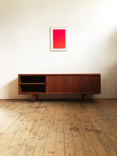 Danish Mid-Century Modern Teak Sideboard / Credenza by H.P. Hansen, 1950s