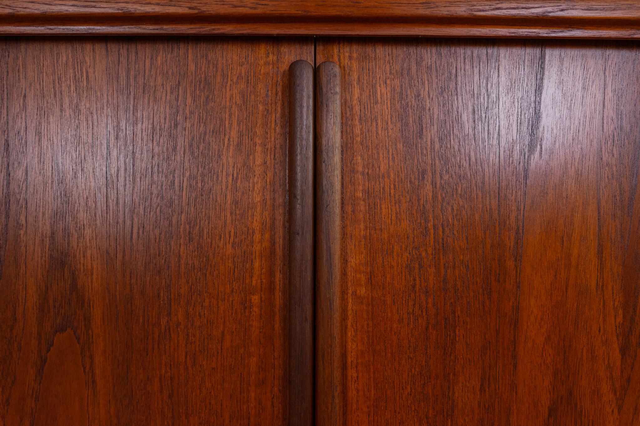 Danish Mid-Century Modern Teak Sideboard For Sale 2