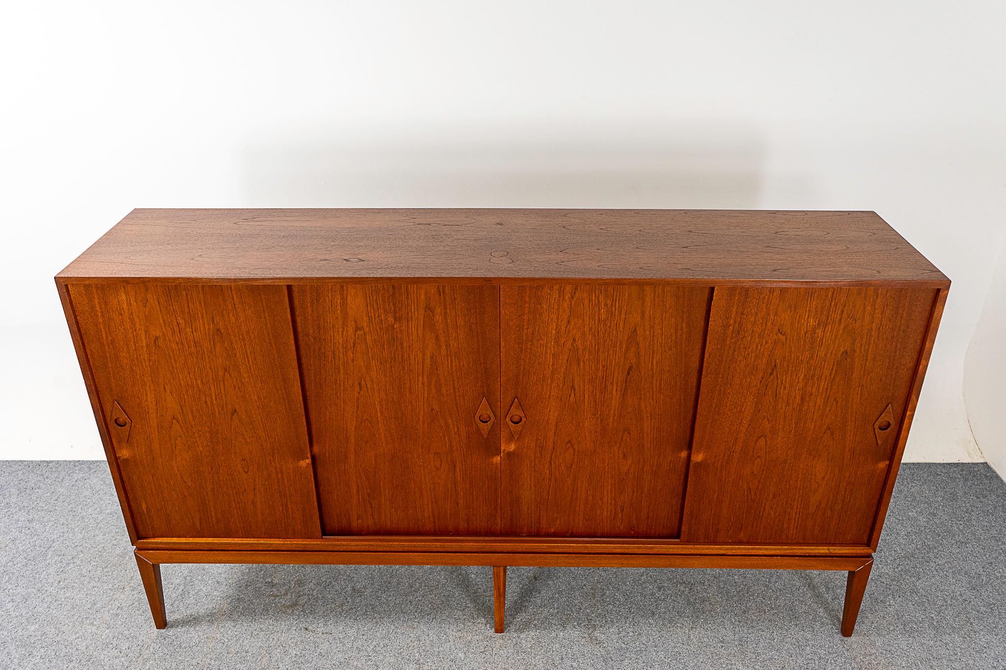 Danish Mid-Century Modern Teak Sideboard 2