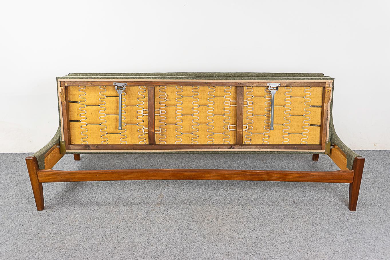 Danish Mid-Century Modern Teak Sofa Bed 7