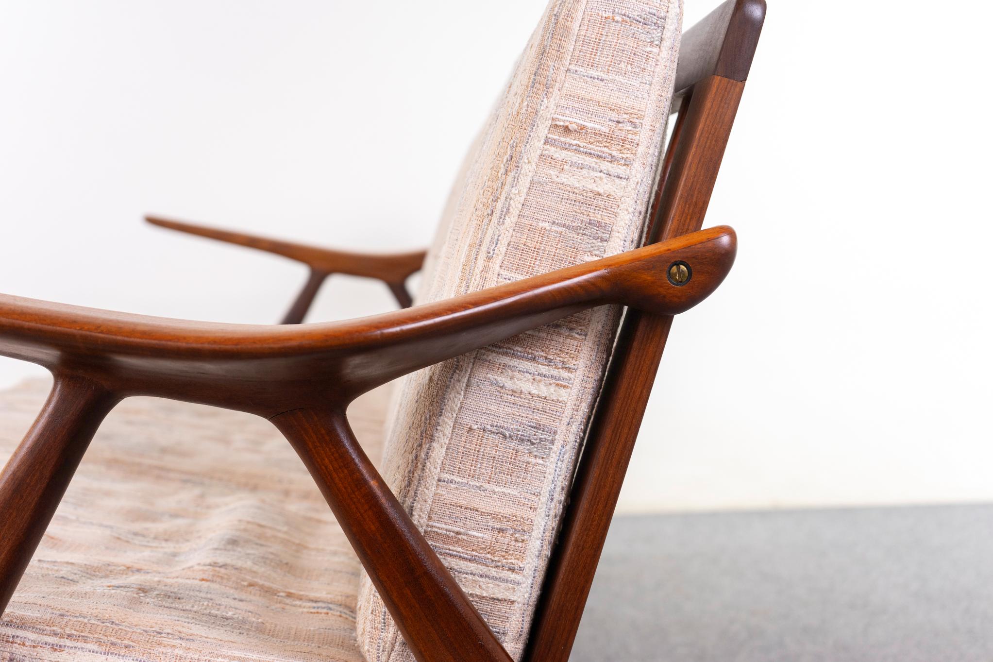 Divano in teak danese della metà del secolo scorso di Arne Hovmand-Olsen in vendita 1