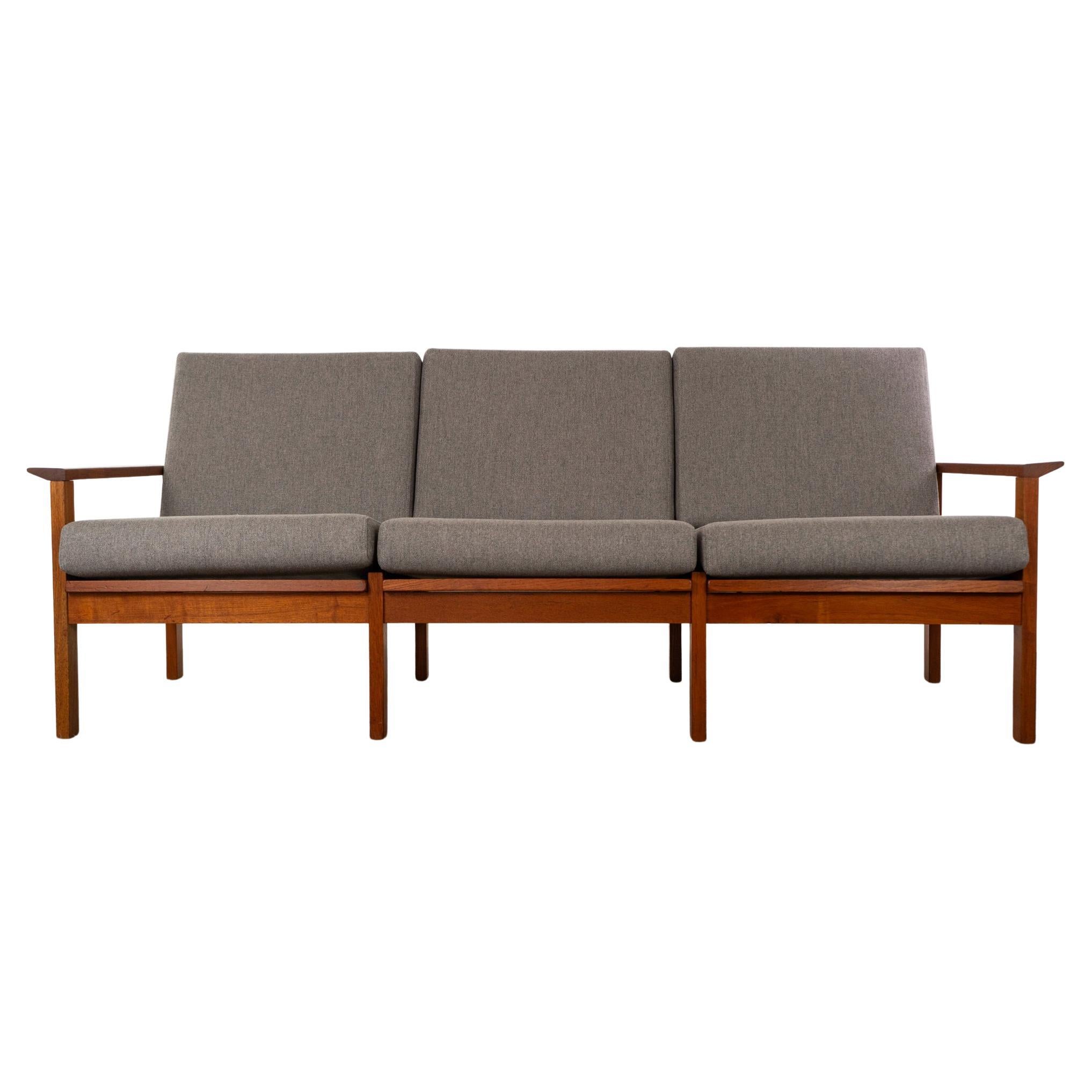 Danish Mid-Century Modern Teak Sofa