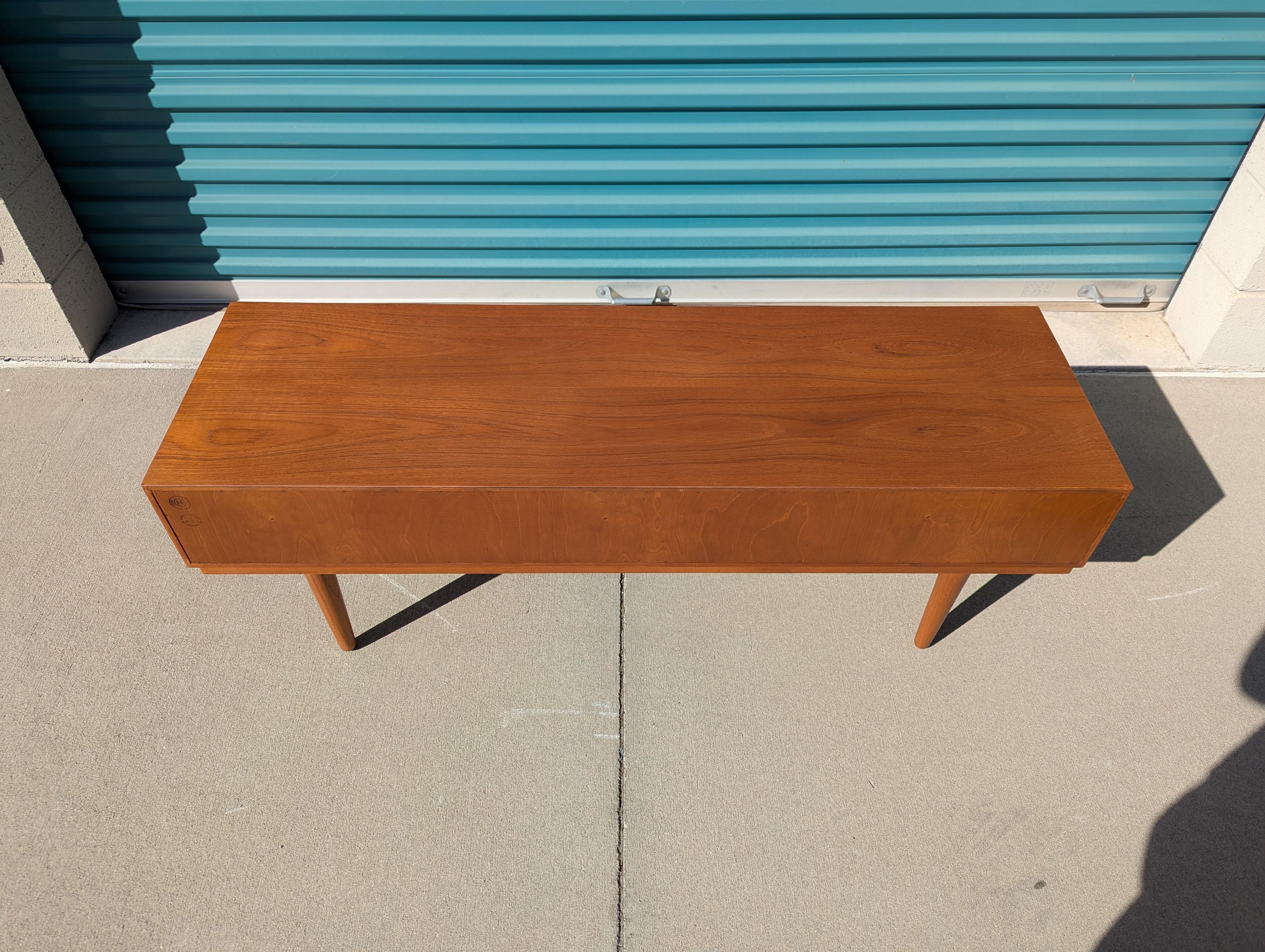 Danish Mid Century Modern Teak Table by Carlo Jensen, c1960s 4
