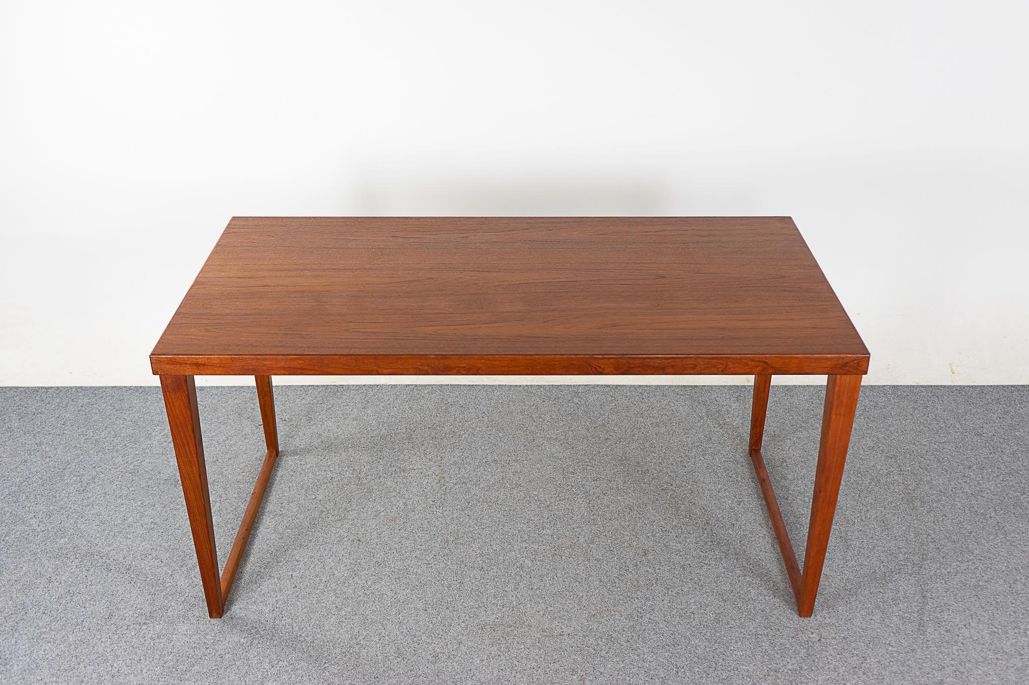 Mid-20th Century Danish Mid-Century Modern Teak Table/Desk 
