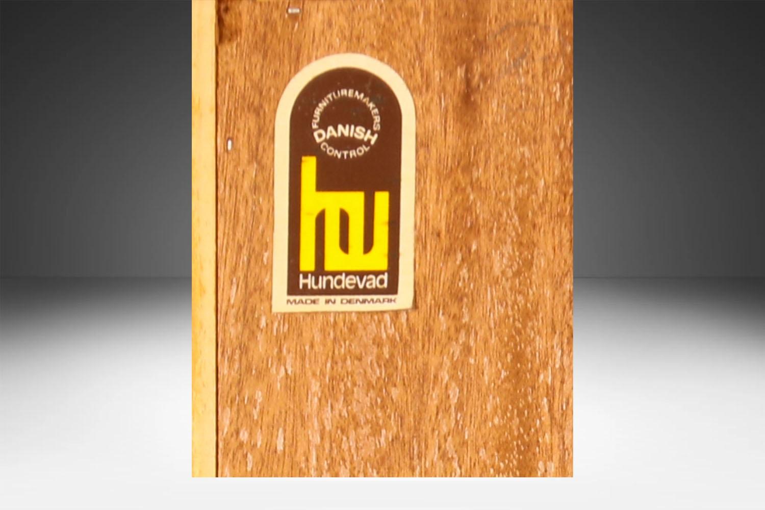 Dänisches Mid Century Modernes Teakholz Hochregal Poul Hundevad im Angebot 5