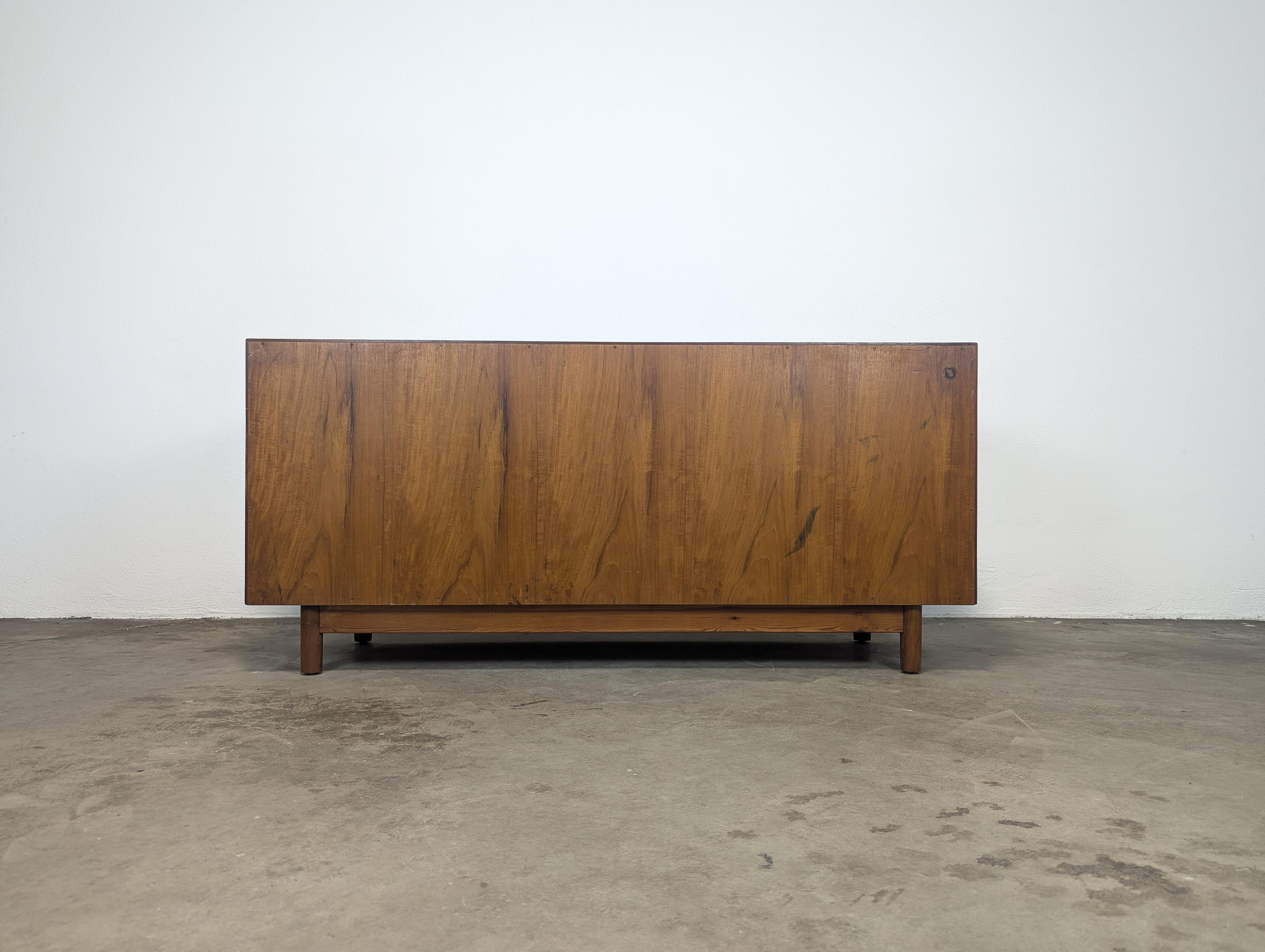 Dänische Tambour-Tür-Anrichte aus Teakholz von Worts Mobler, Mid-Century Modern, ca. 1960er Jahre im Angebot 4