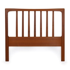 Danish Mid-Century Modern Teak Twin Bed Headboard by Folke Ohlsson, circa 1960s